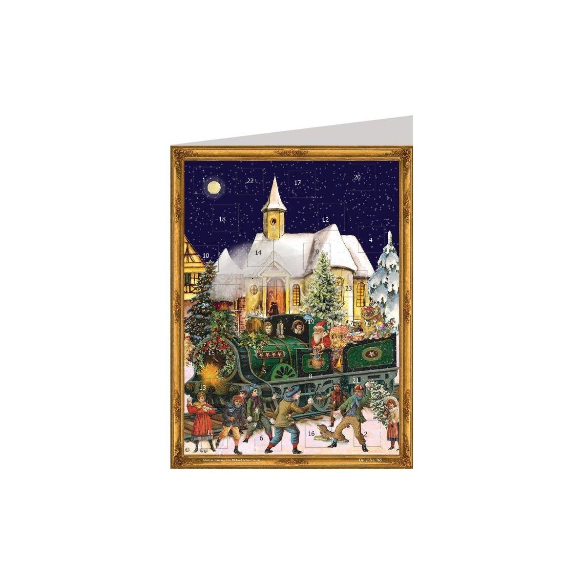 - mit Mini-Adventskalender Motiv - viktorianischem Richard –... 491 Verlag Adventskalender Sellmer