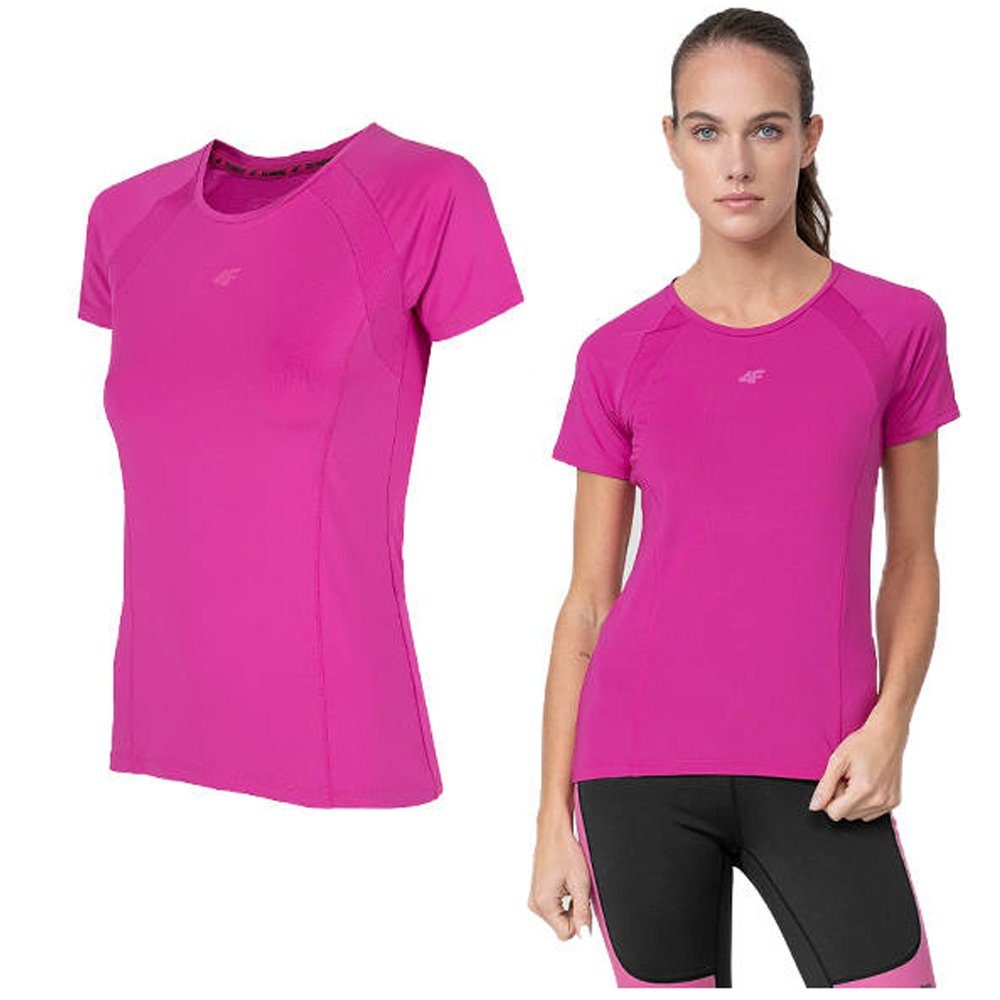 Kurzarmshirt 4F - Damen Sport T-Shirt, Laufshirt