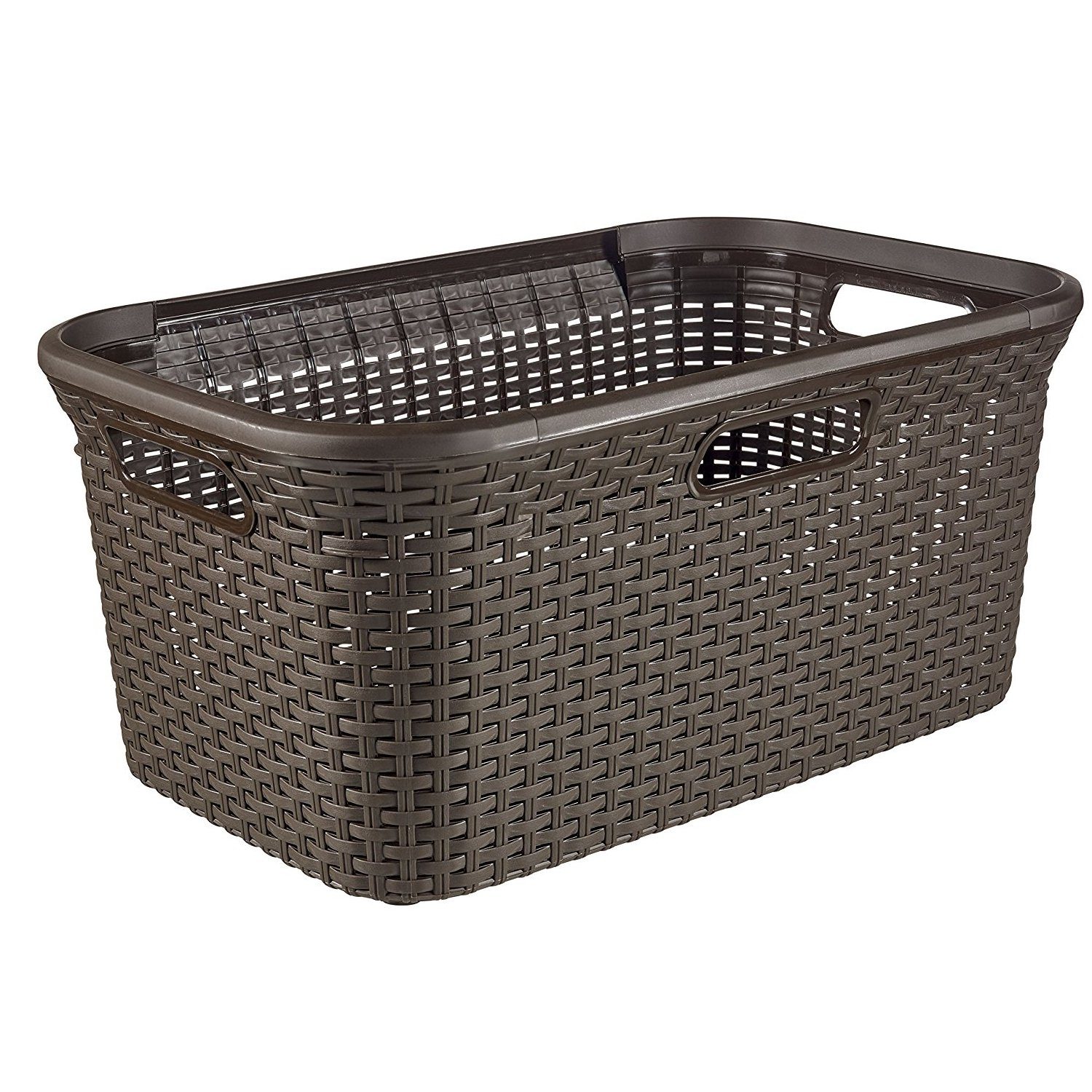 Curver Wäschekorb, Korb für Wäschemangel 45L Natural Style