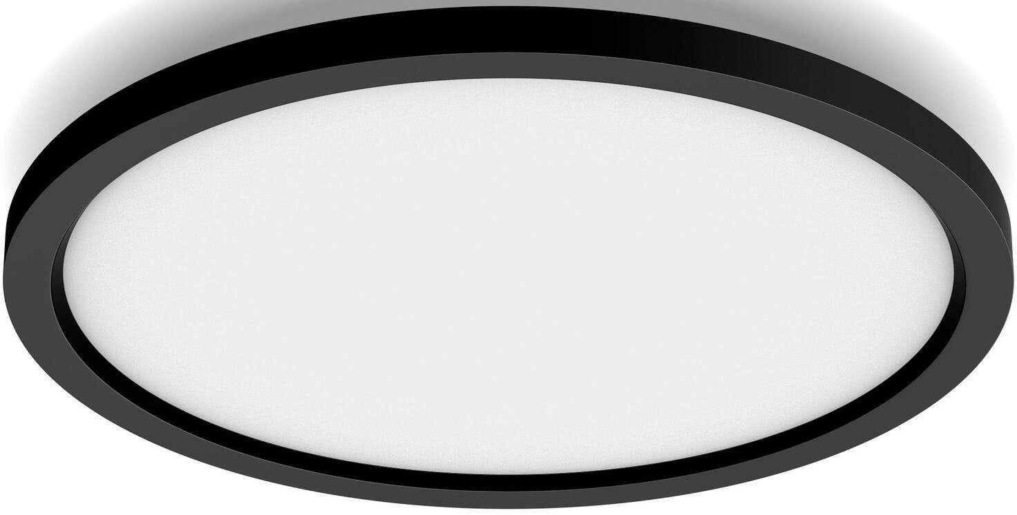 Philips Hue LED Deckenleuchte Aurelle, Bluetooth, Dimmfunktion, LED fest integriert, warmweiß - kaltweiß, mit Dimmschalter