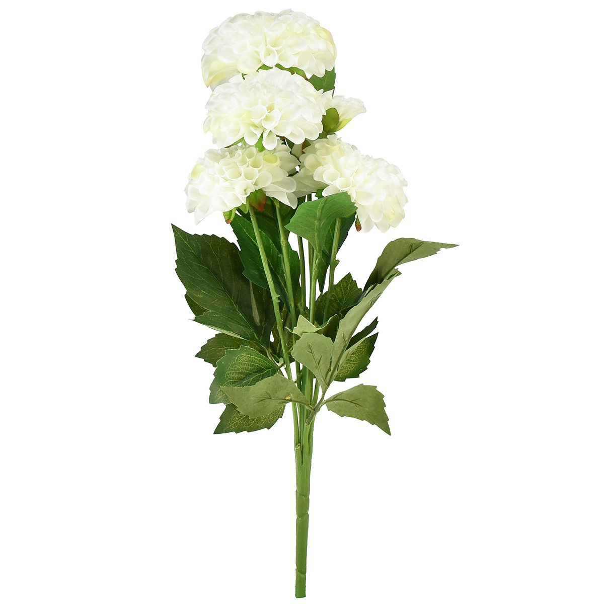 Kunstblume Kunstblumen Deko Dahlien Weiß 50cm - Elegante künstliche, Florists Products, Höhe 50 cm