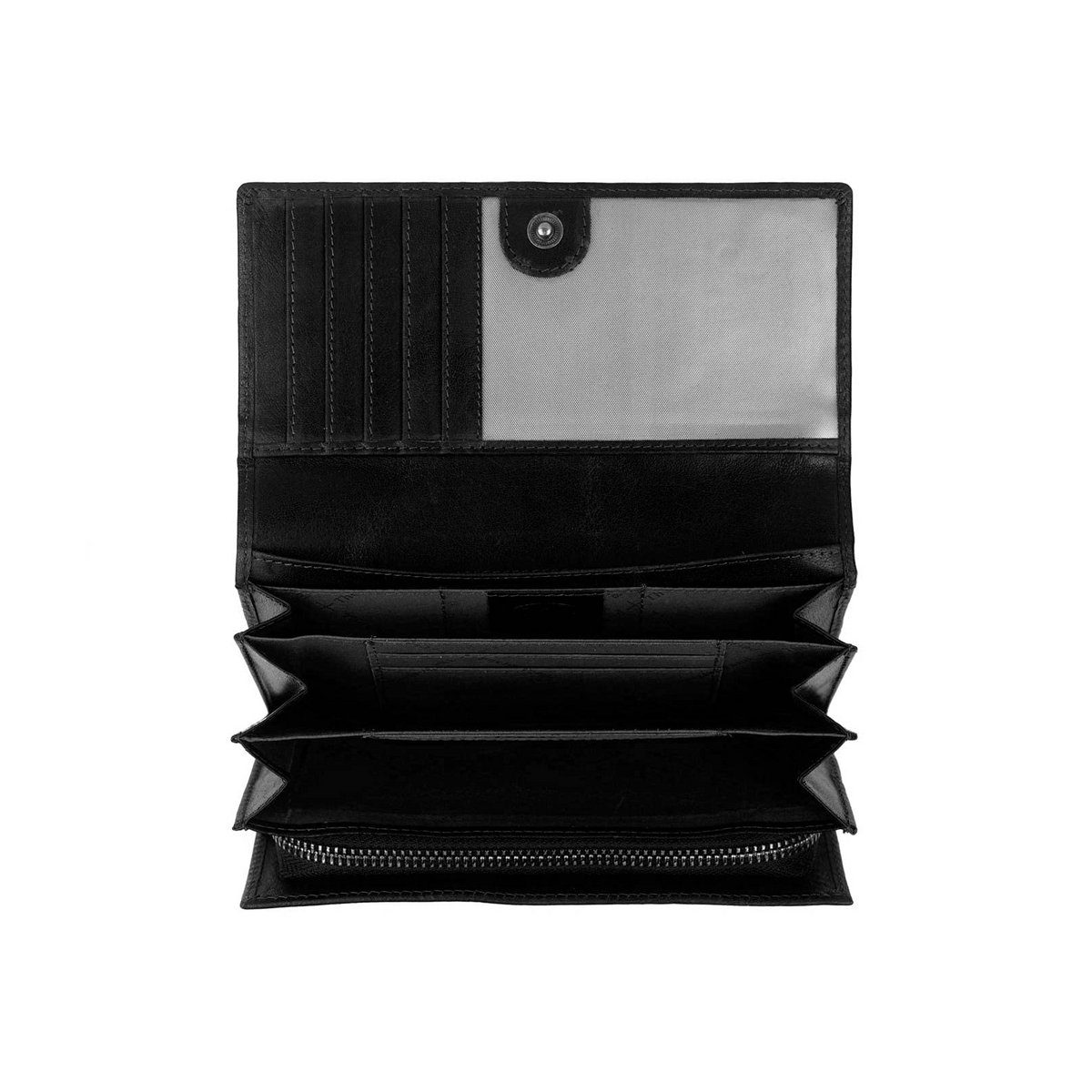 Brand Angabe) Brieftasche schwarz (keine Angabe, keine Chesterfield 1-tlg., The