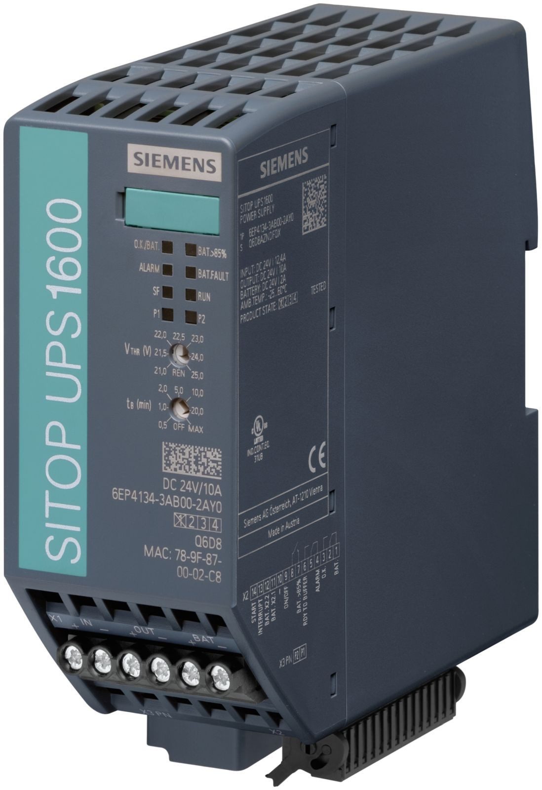 SIEMENS USV-Anlage 6EP4134-3AB00-2AY0 Unterbrechungsfreie Stromversorgung UPS