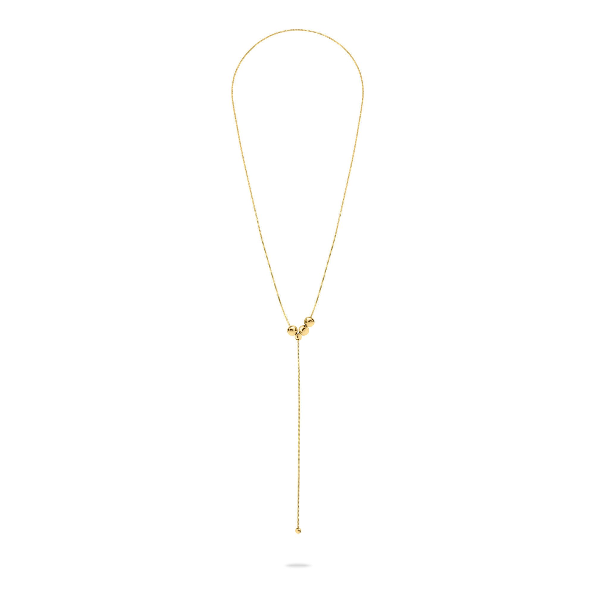 Liebeskind Berlin Y-Kette Schmuck Geschenk Edelstahl Halskette Steel Ball günstig online kaufen