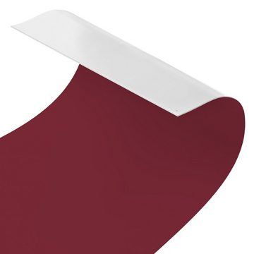 Bilderdepot24 Küchenrückwand rot dekor einfarbig Wandpaneel Bordeaux Wandverkleidung Küche, (1-tlg., Nischenrückwand - für Fliesenspiegel ohne Bohren - matt), Spritzschutz Rückwand Küche Herd - Folie selbstklebend versch. Größen