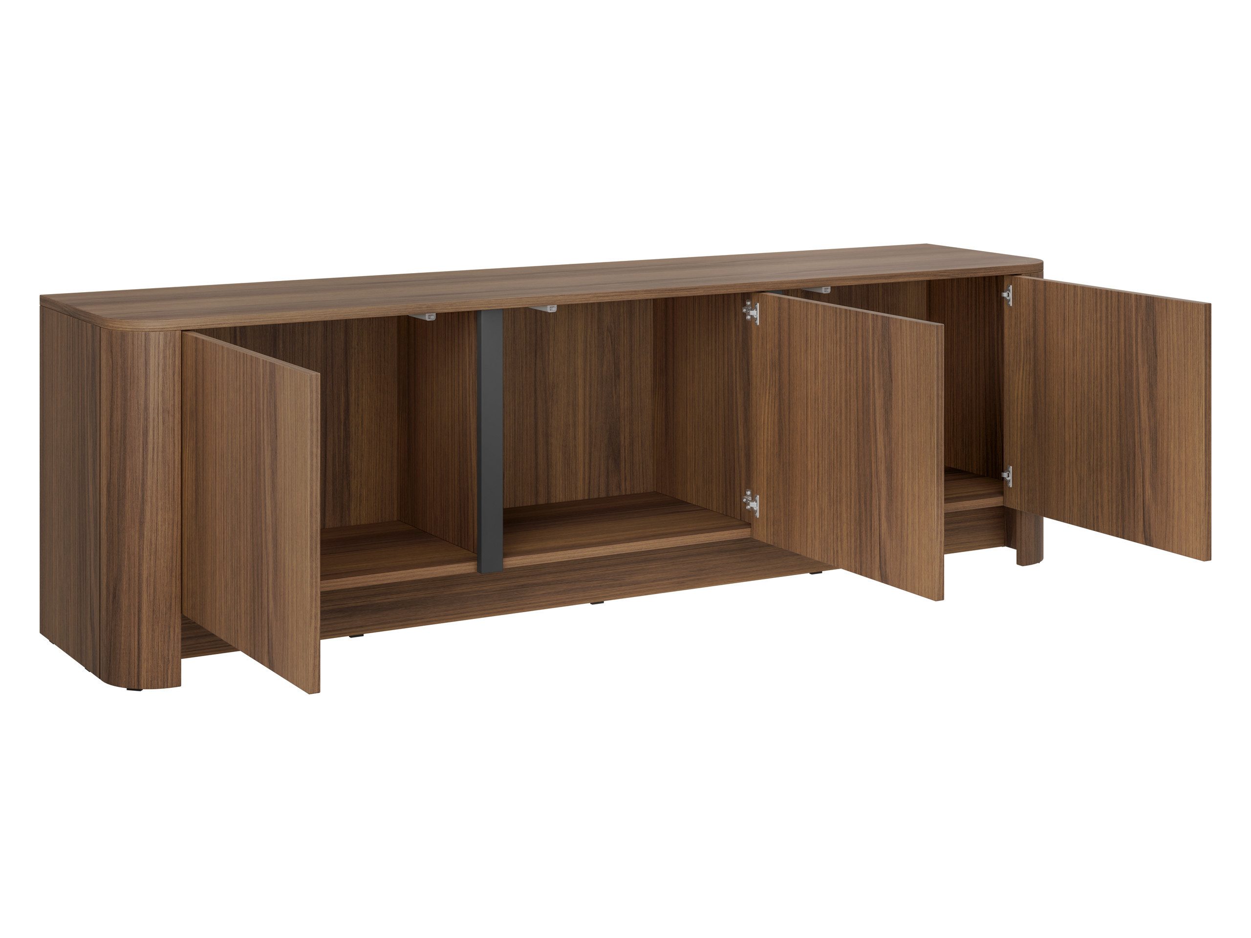 MIRJAN24 TV-Schrank Bari 168 (mit drei Drehtüren) Griffloses Öffnungssystem push to open, 168x39x52 cm