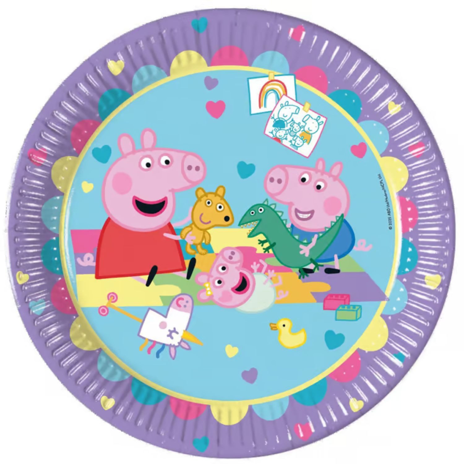 Hängedekoration 'Peppa Pig Made With Love' Partydeko Artikel