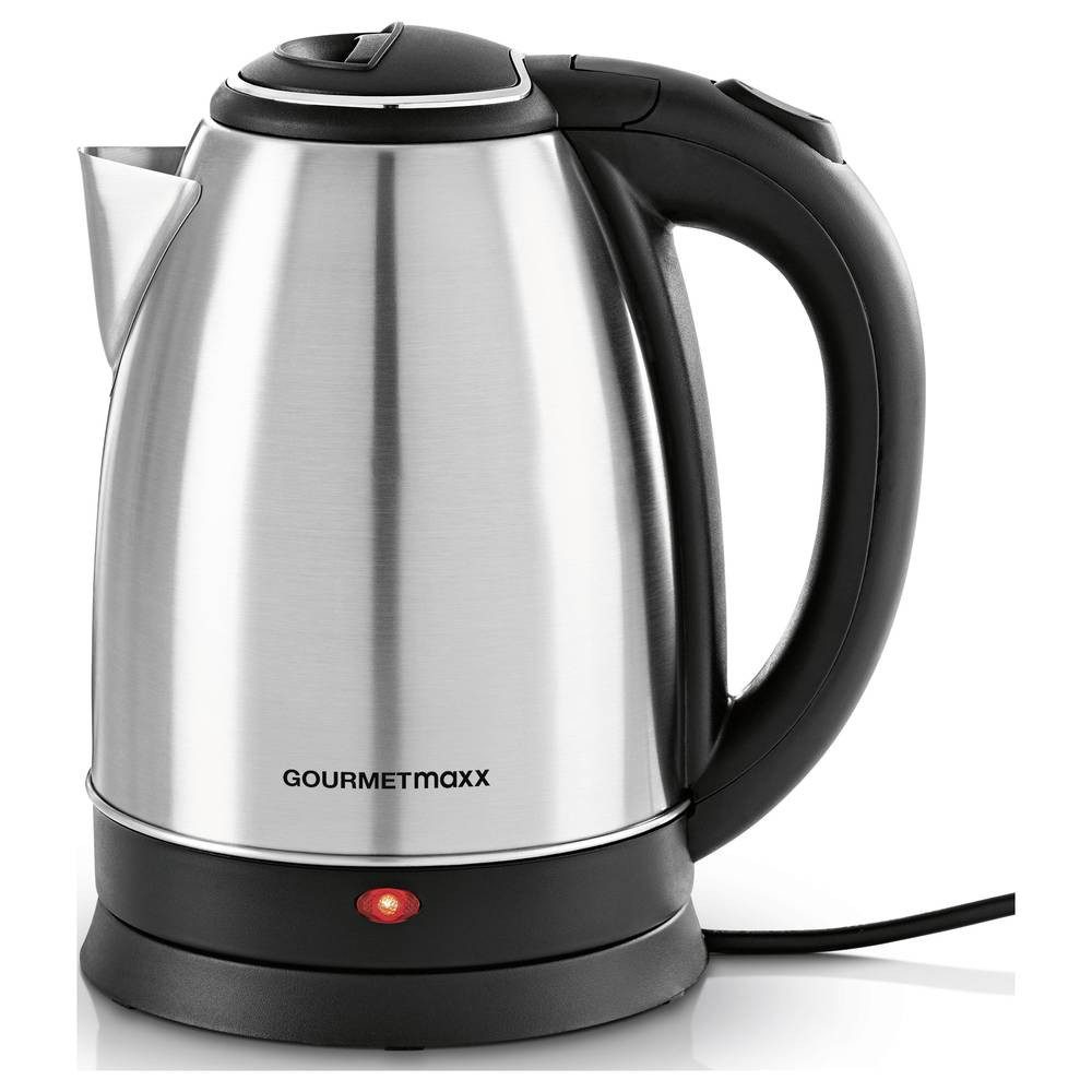 GOURMETmaxx Wasserkocher Wasserkocher - 1.8 l - Edelstahl 13704, schnurlos – Bild 2 von 5