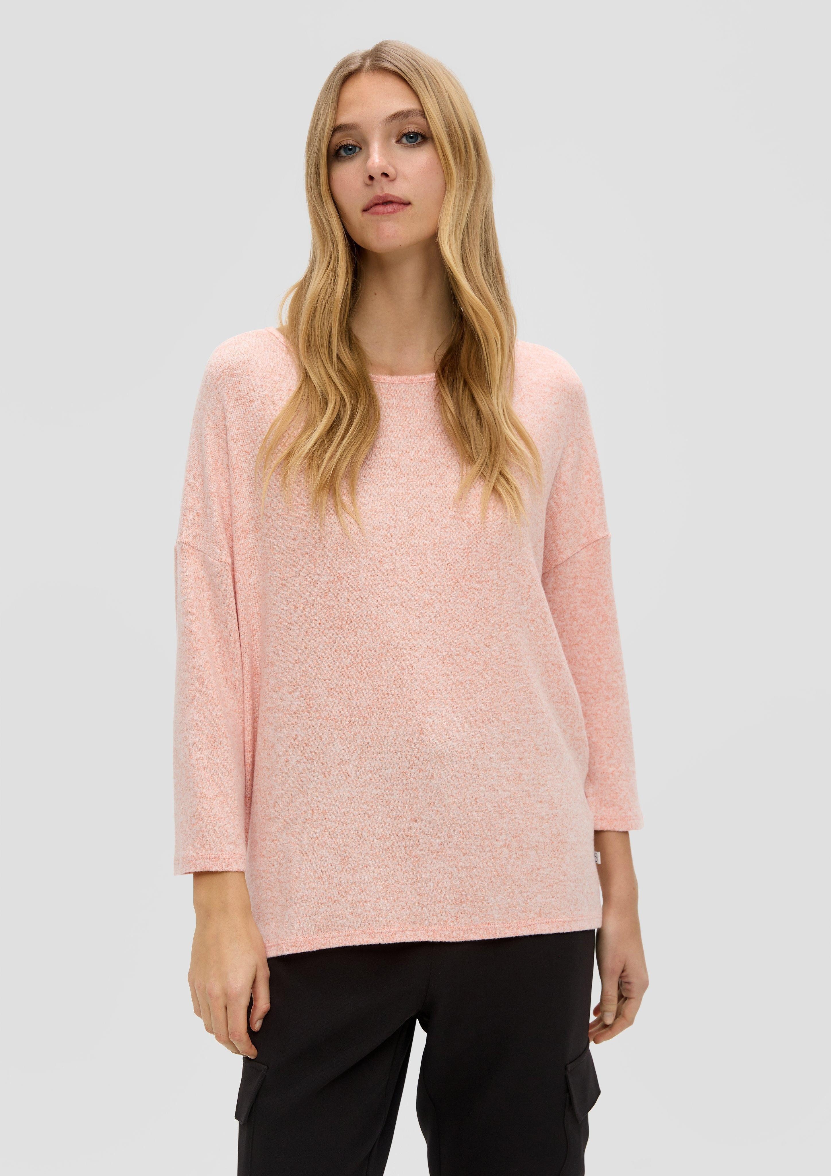 QS 3/4-Arm-Shirt Weiches Shirt aus Viskosemix günstig online kaufen