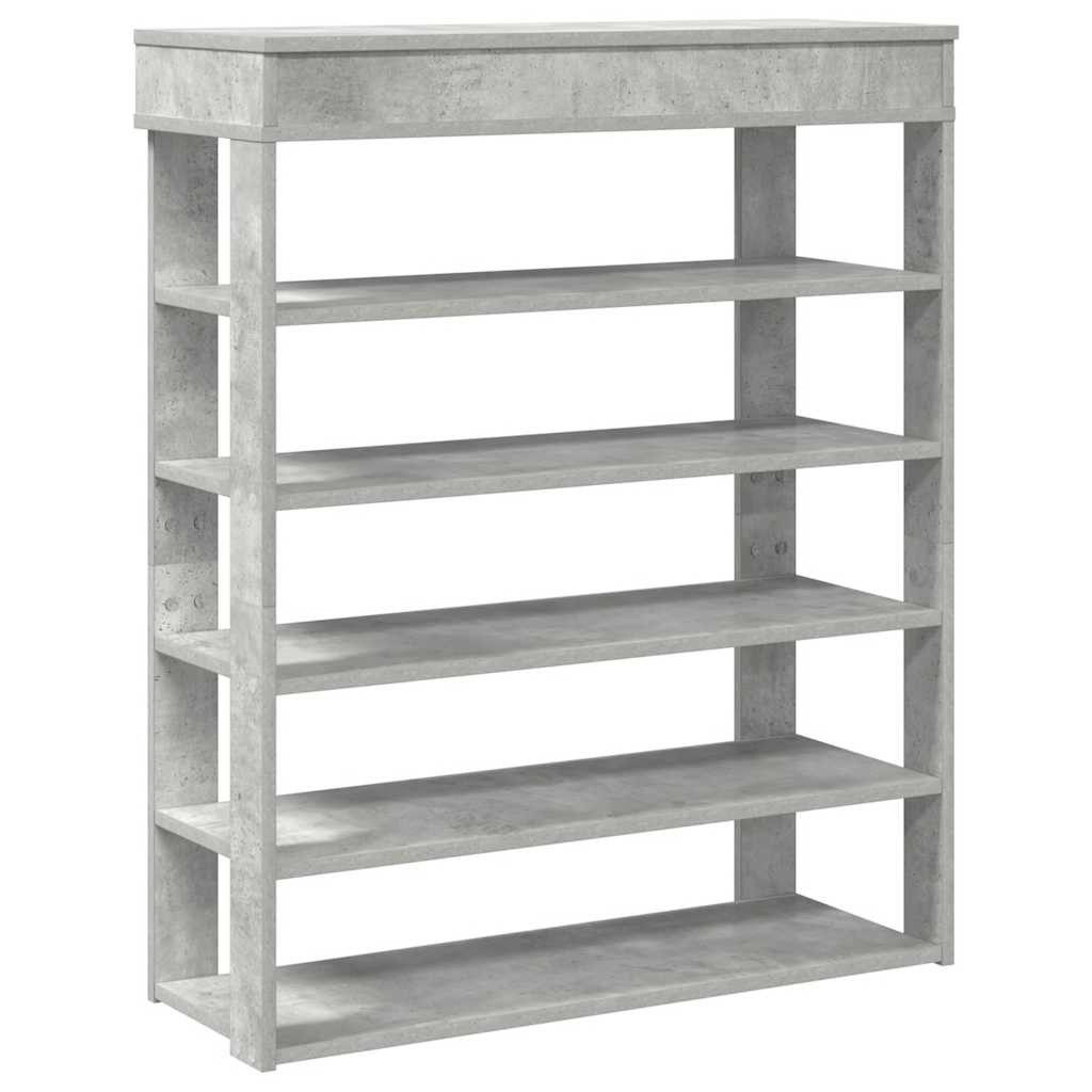 vidaXL Schuhregal Schuhregal Betongrau 80x30x98 cm günstig online kaufen
