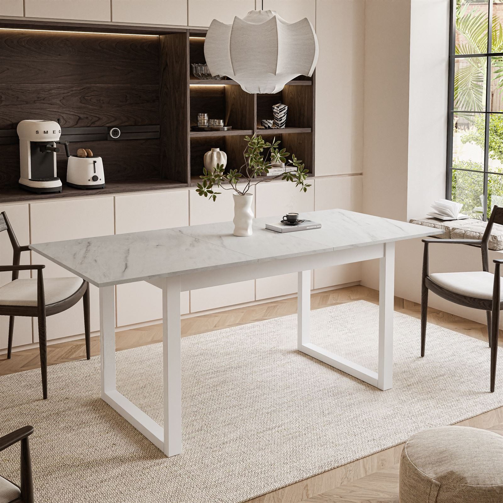 Lookway Esstisch ARTON II ausziehbarer Tisch 140 cm, Breite: 140-195