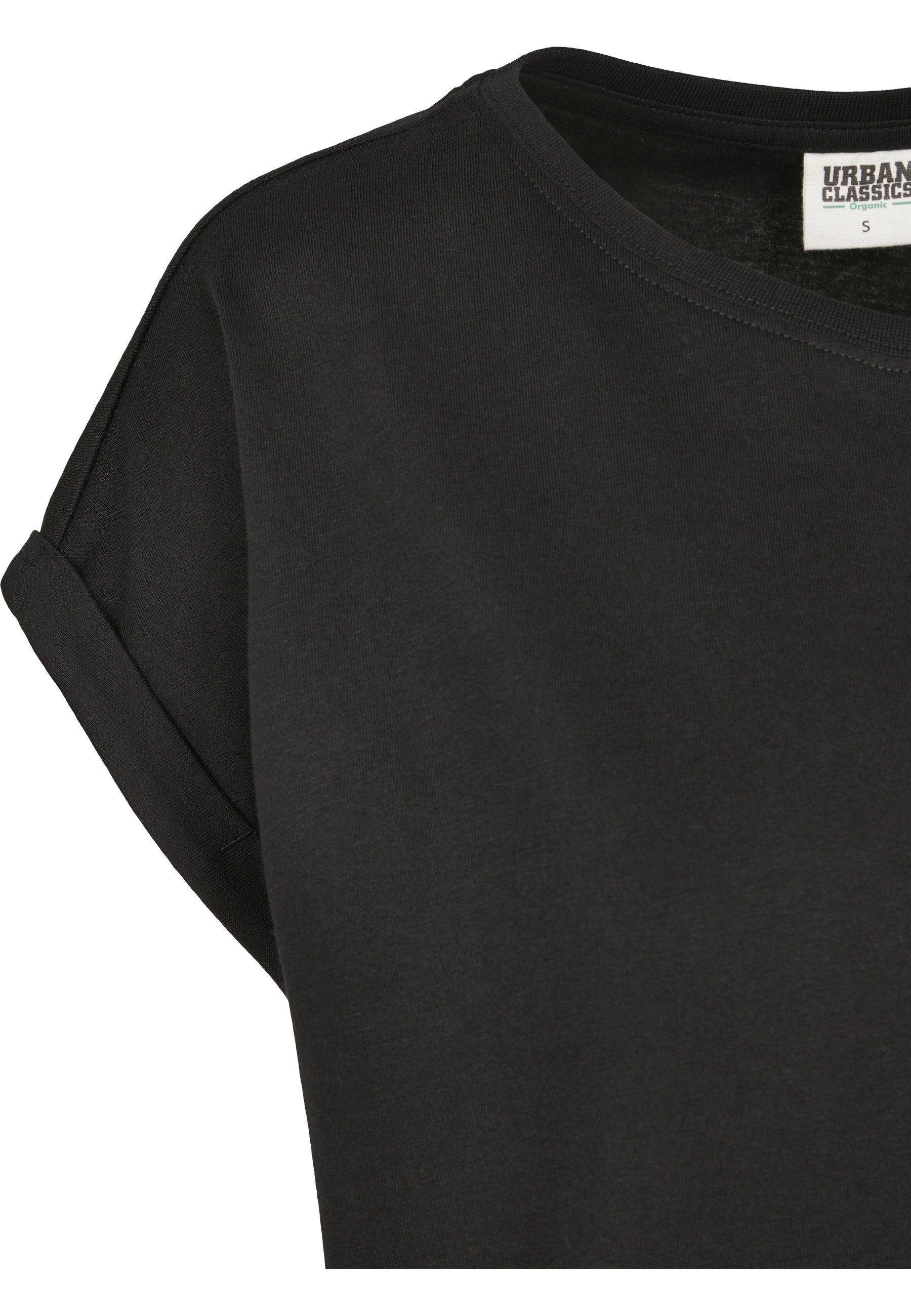 Kurzarmshirt Urban Classics Damen Ladies Organic Extended Shoulder Tee