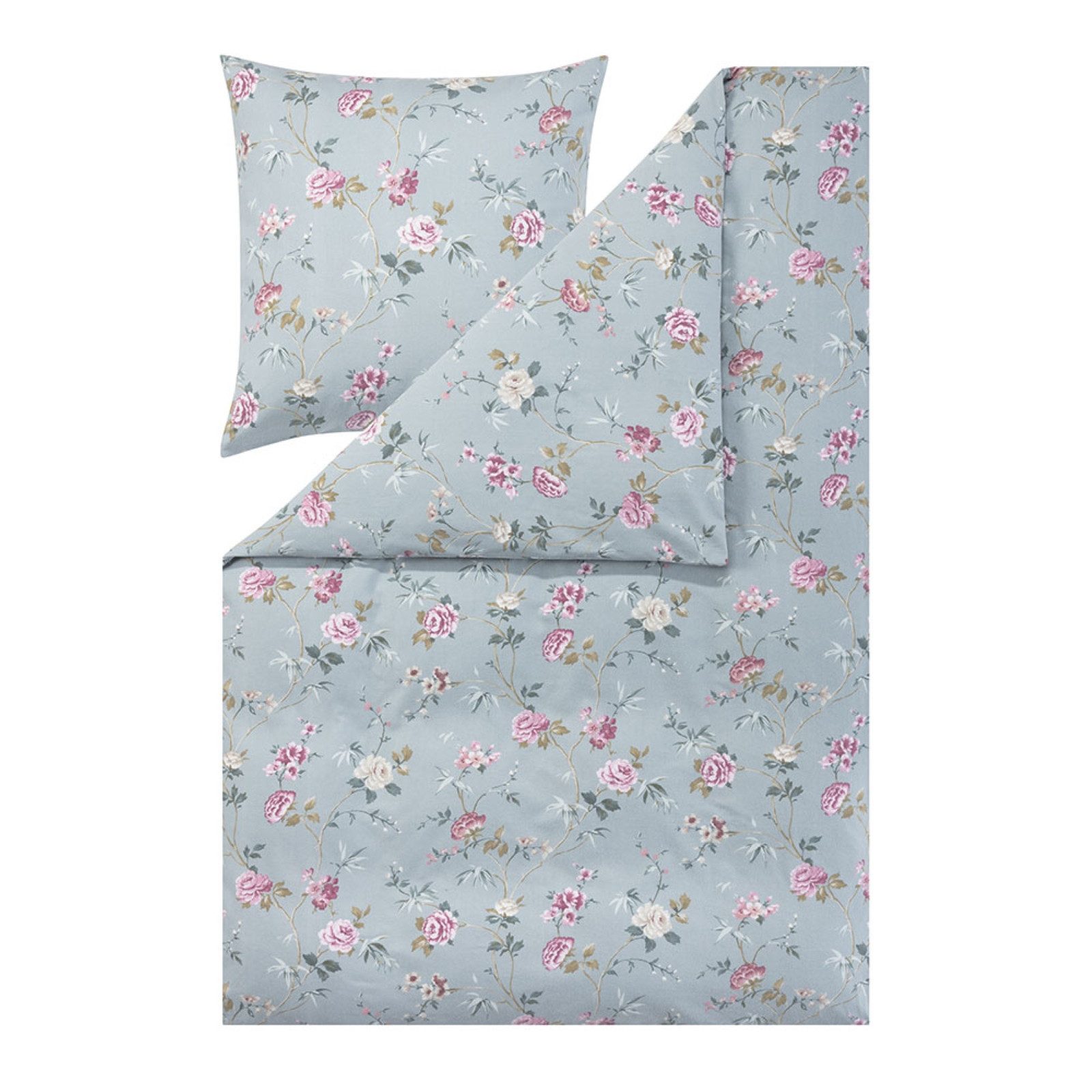 Estella Bettwäsche Estella Samt + Seide Flanell Bettwäsche 135x200 Corvara günstig online kaufen