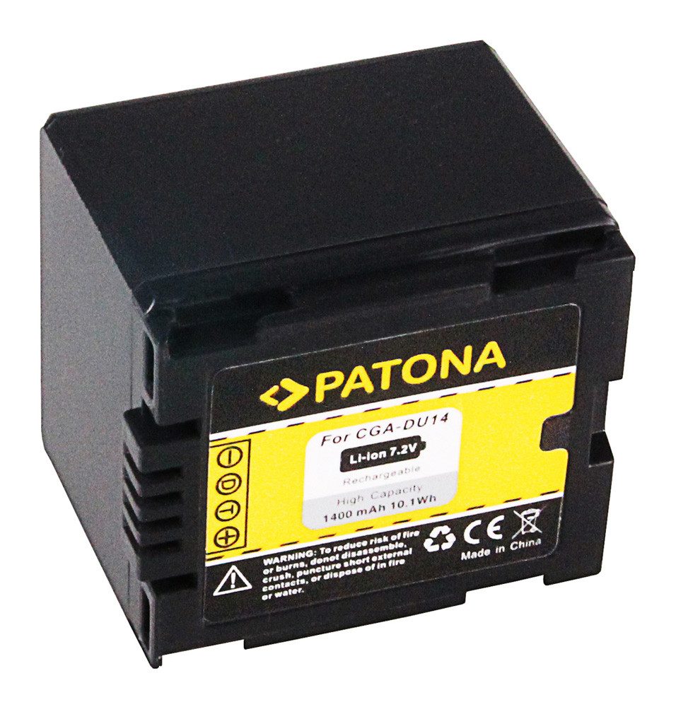 Patona Panasonic CGA-DU14 VW-VBD140 Kamera-Akku