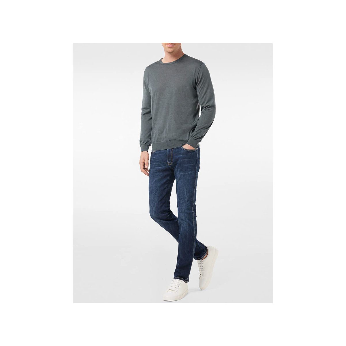 Cardin (1-tlg) 5-Pocket-Jeans Pierre blau