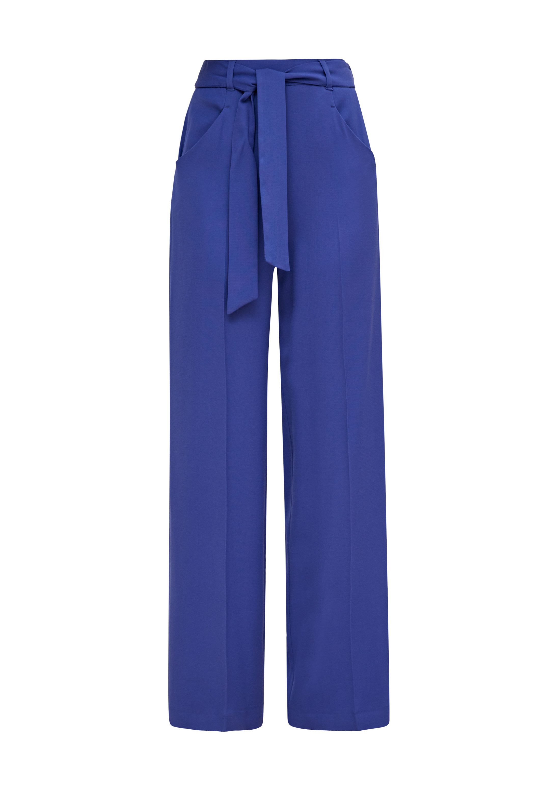comma Chinos Hose Loose: Hose mit Bindegürtel