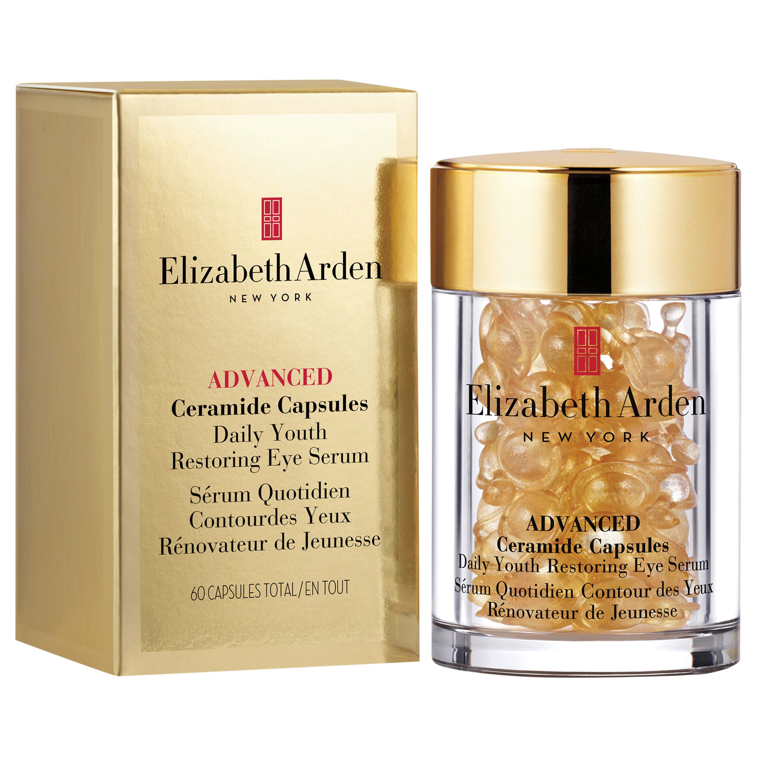 Elizabeth Arden Augencreme ADVANCED CERAMIDE CAPSULES DAILY YOUTH RESTORING EYE SERUM, mit Ceramiden, in Kapseln, als Augenserum