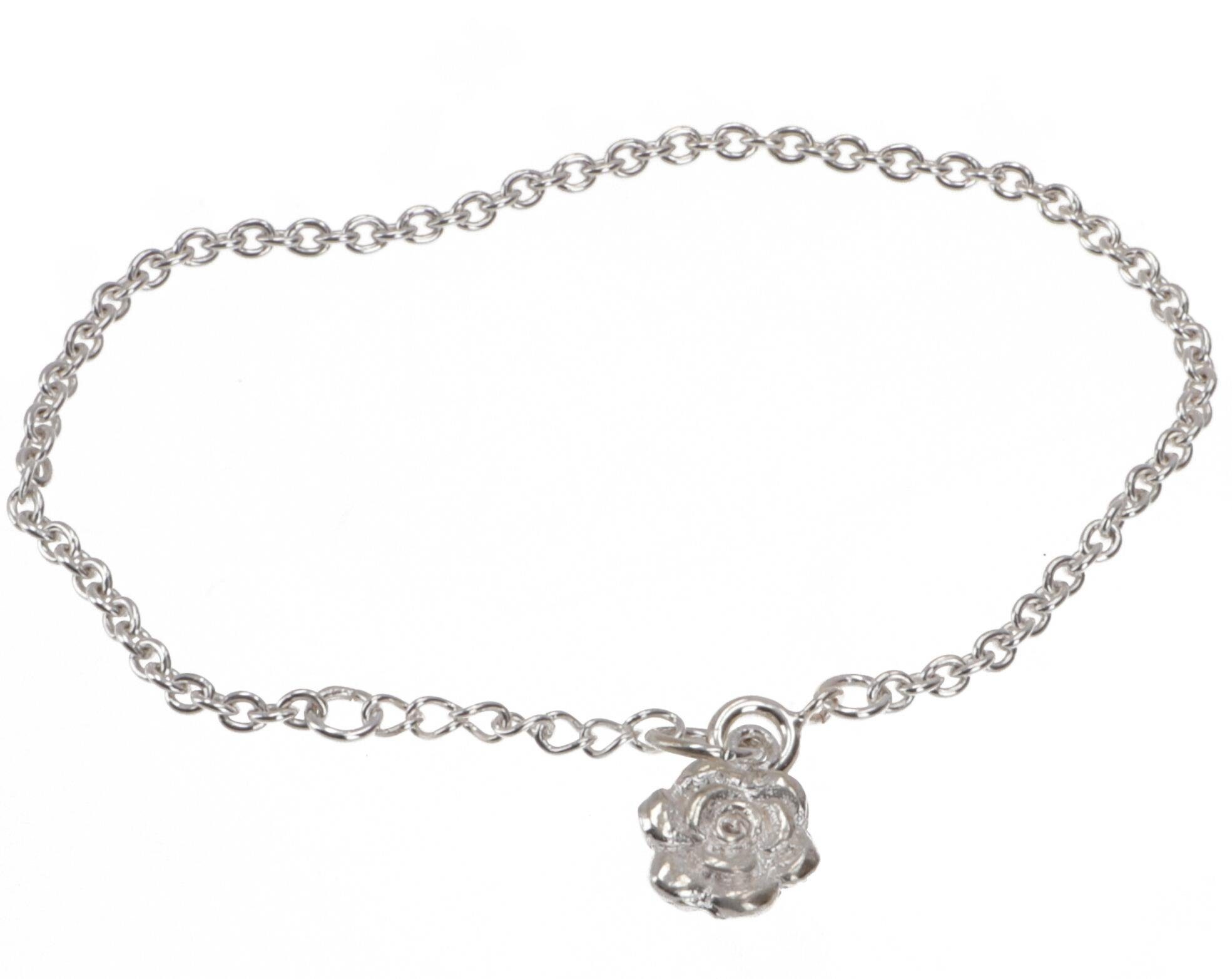 Guru-Shop Armreif Silber Armkettchen, Boho Armschmuck - Rose 1