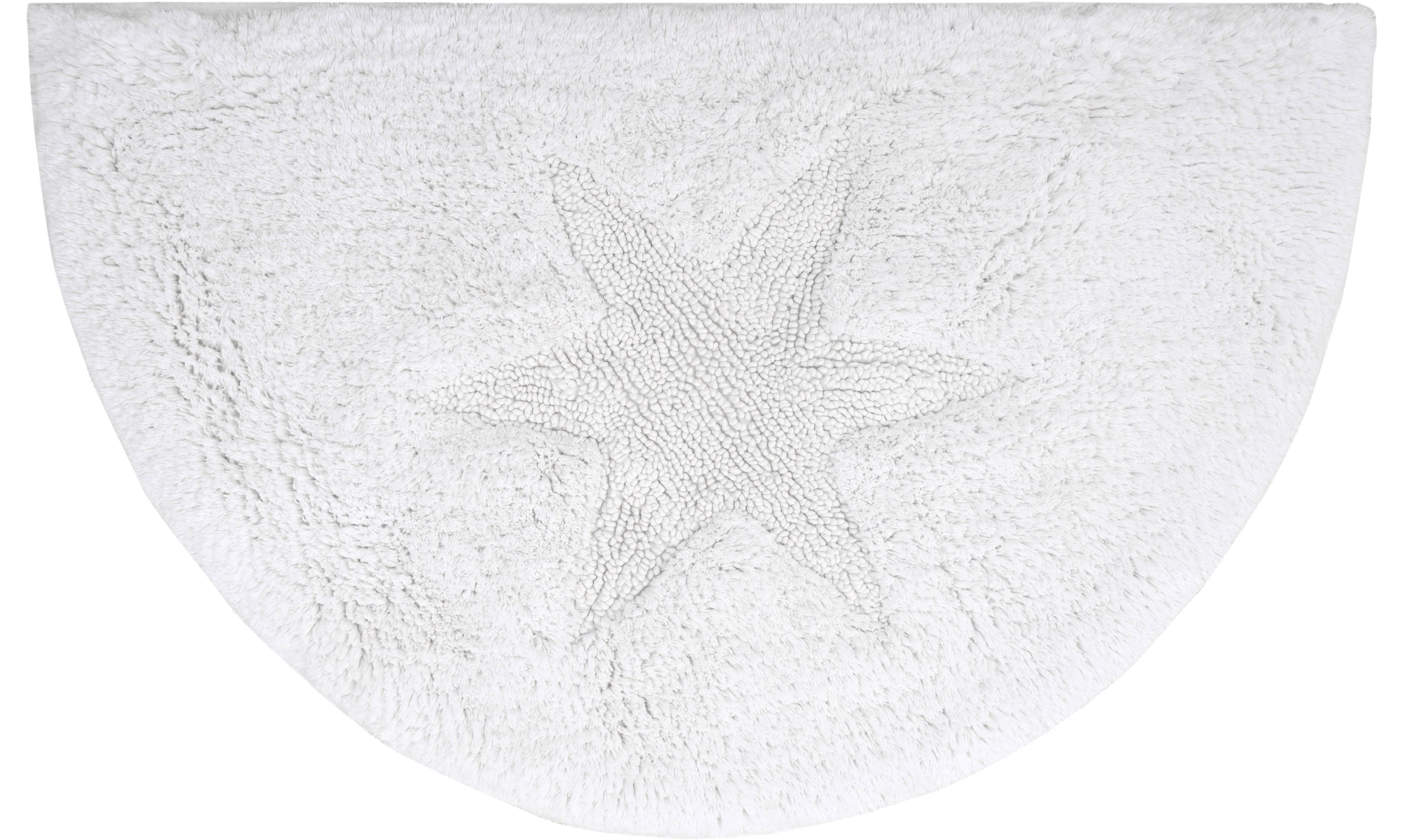 andas Badematte Marie, Höhe 13 mm, rutschhemmend beschichtet, fußbodenheizungsgeeignet, strapazierfähig, Baumwolle, rechteckig, Badteppich, Stern Motiv, Hoch-Tief-Struktur, auch als Set