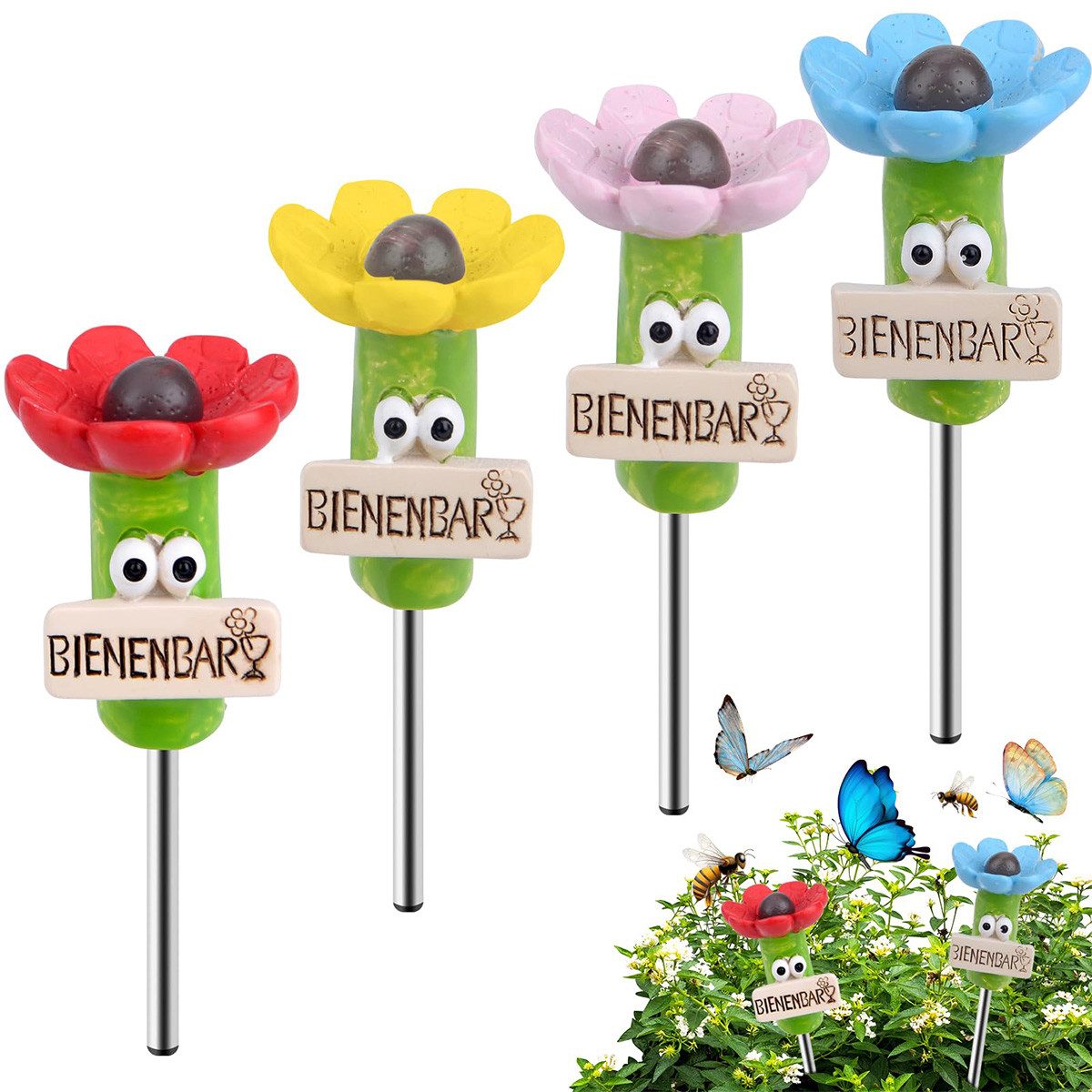 Welikera Trinkbrunnen 4 Stück Insektentränke,Bienentränke für den Garten, U günstig online kaufen