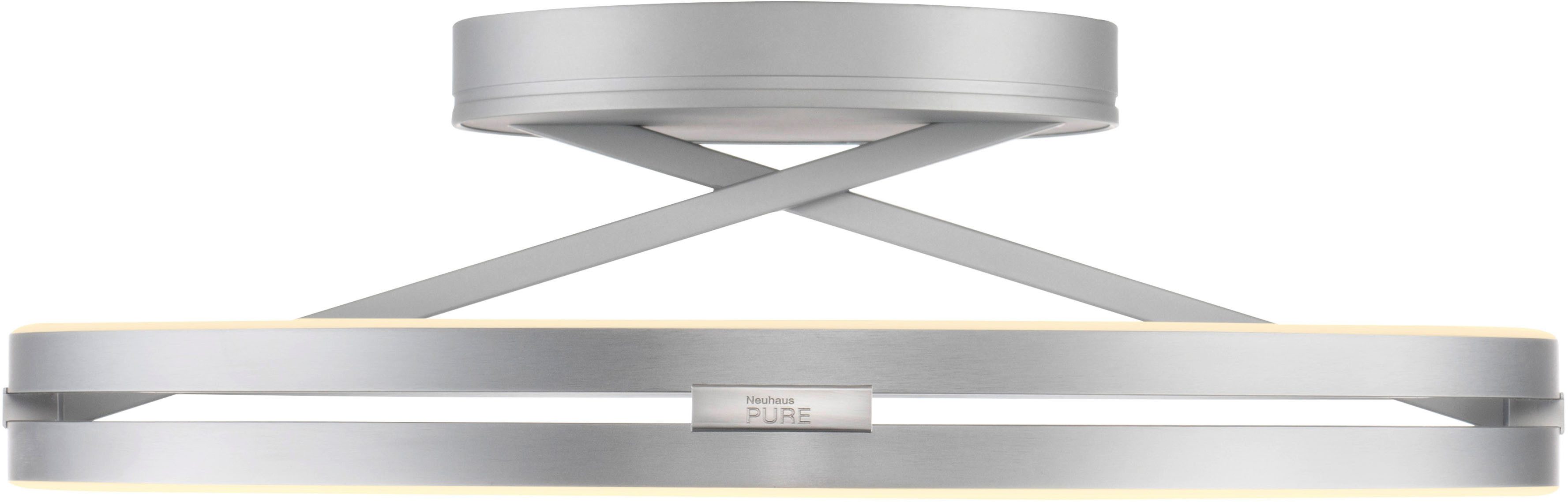 Neuhaus PURE LED Deckenleuchte PURE Loop, CCT - über Fernbedienung, LED fest integriert, warmweiß - kaltweiß, Dimmbar über Fernbedienung, CCT, separat steuerbar