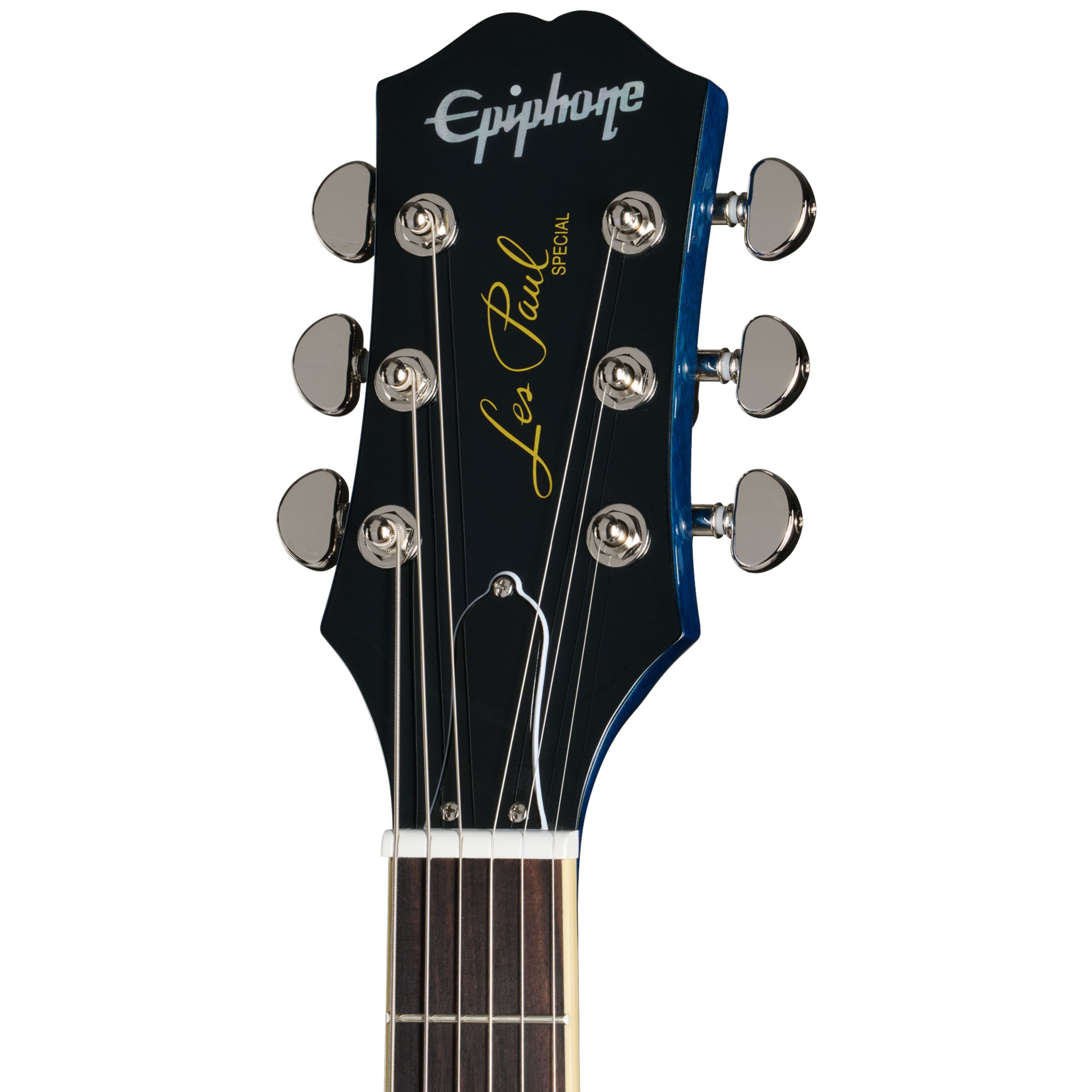Epiphone E-Gitarre, E-Gitarren, Double Cut Modelle, Les Paul Special Double Cut Figured Ocean Water - Double Cut Modelle