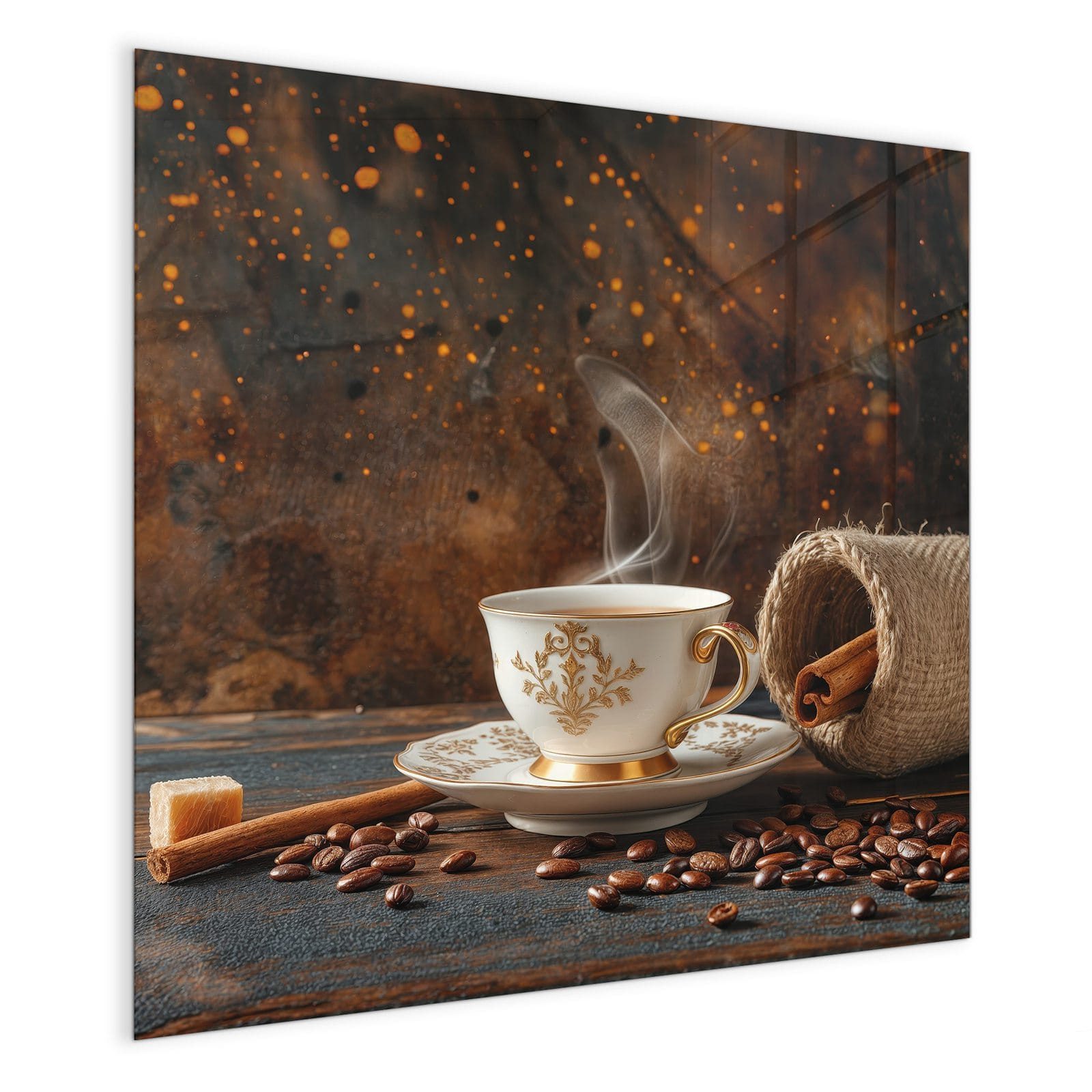Primedeco Magnettafel Glas Kaffee Und Zimt günstig online kaufen