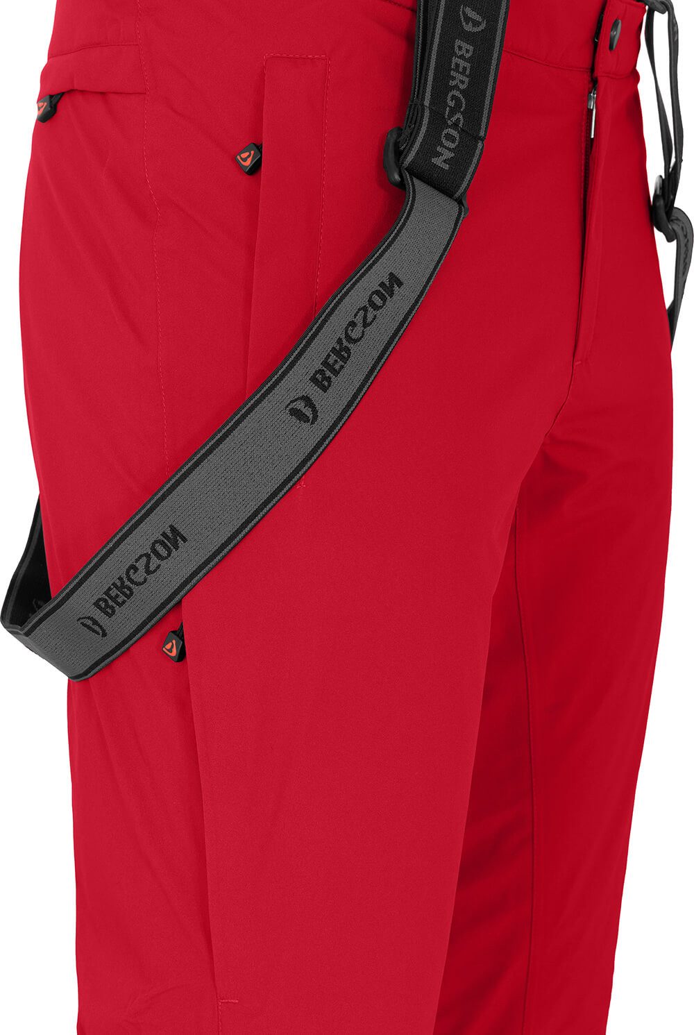 Bergson Skihose FLEX Herren Skihose, warm wattiert, elastisch, wasserdicht, Normalgrößen