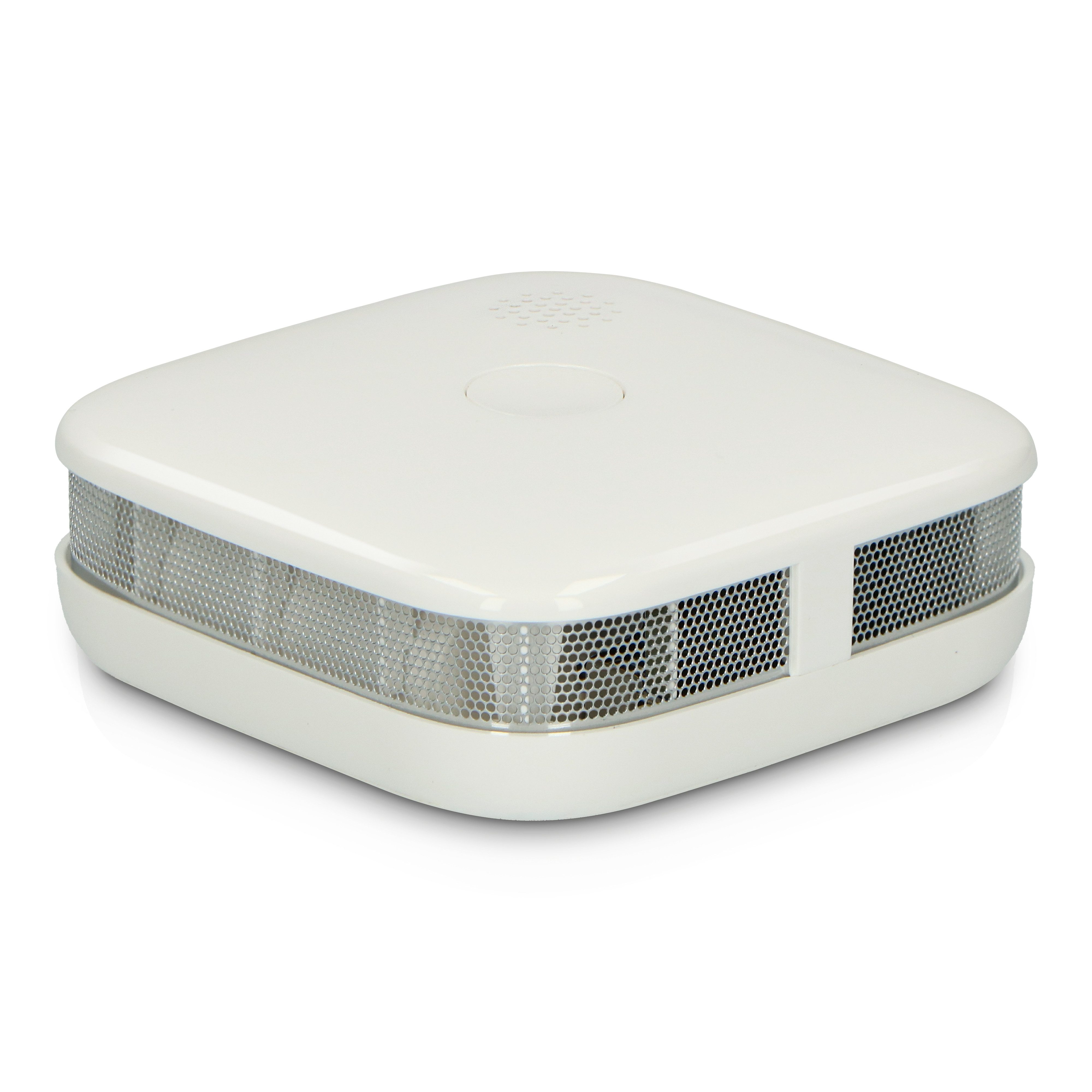 Alecto Rauchmelder mit kompaktem Design mit 10 Jahren Batterie und Garantie Rauchmelder (Brandschutz mit 10 Jahre-Batterie, >85dB Alarm inkl. Set/3M-Aufkleber)