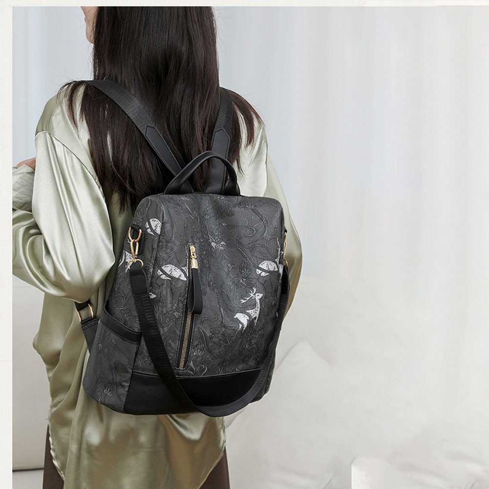 RWEUOQ Cityrucksack Damenrucksack mit Anti-Diebstahl-Design wasserabweisend günstig online kaufen