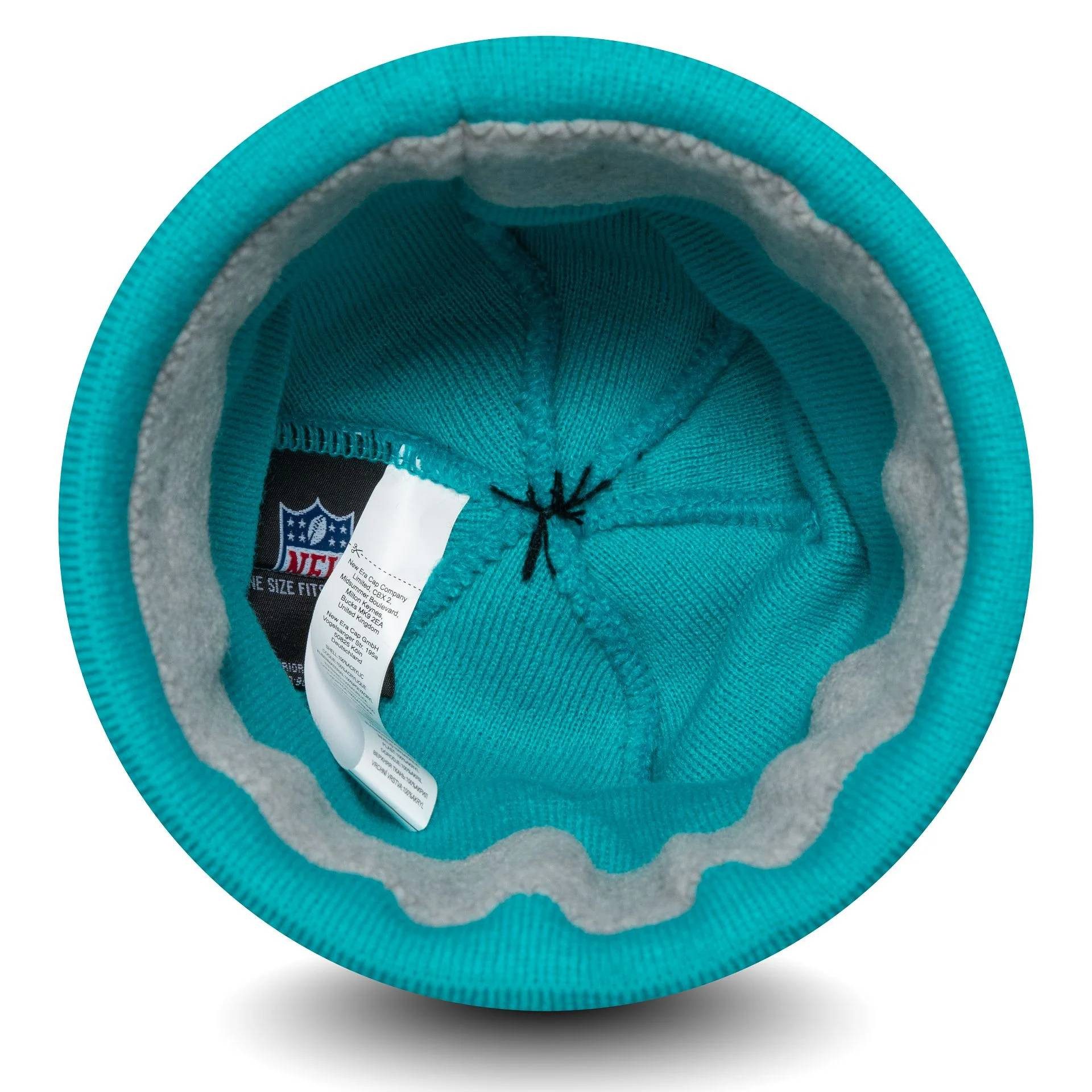 New Era Bommelmütze Mütze New Era NFL Jake Miami Dolphins doppelt gelegter Umschlag