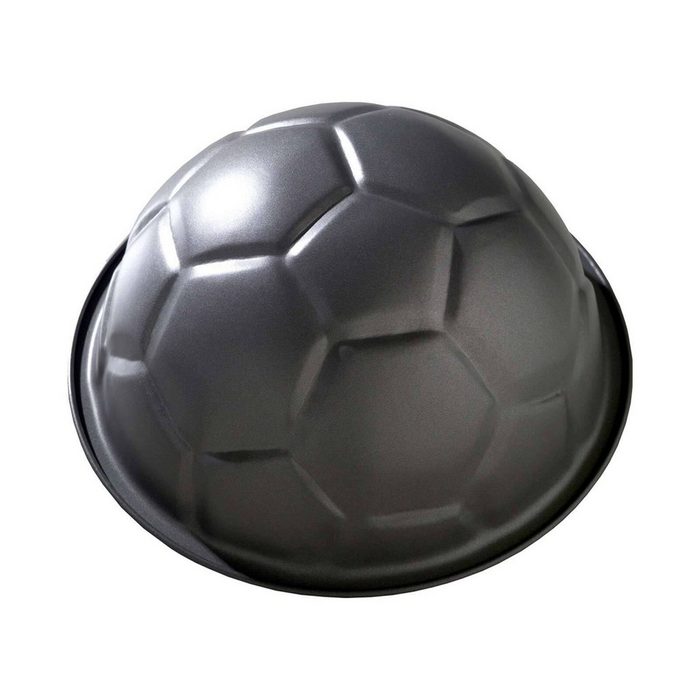 Birkmann Backform Fussball Motivbackform Fussball Ø 22 5 cm (1-tlg) hochwertige Antihaftbeschichtung mit Rezeptidee leicht von Hand zu reinigen