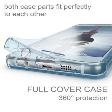 Nalia Smartphone-Hülle Samsung Galaxy A5 (2016), Klare 360 Grad Silikon Hülle / Rundumschutz Vorder- und Rückseite / Transparent / Komplettschutz / Vergilbungsfrei / Kratzfest / Durchsichtige Displayschutz Schutzhülle / Full-Body Case / Vorne & Hinten Etui / Handy-Tasche