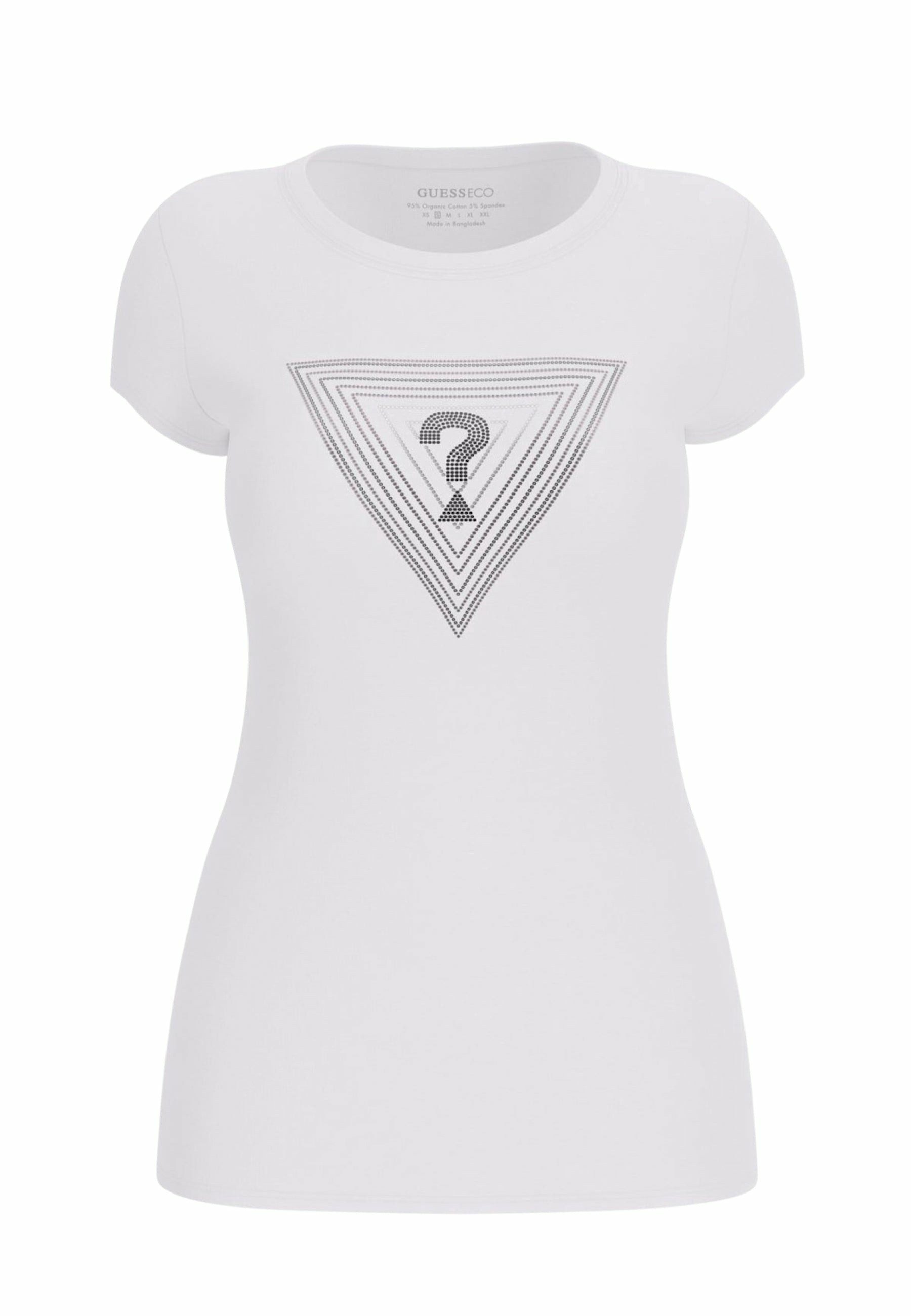 Guess Rundhalsshirt Rundhals T-Shirt für Damen (1-tlg., keine Angabe)