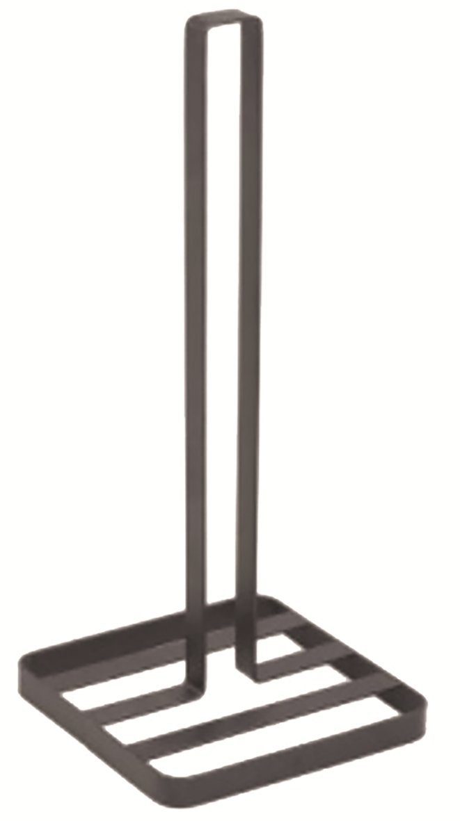 14x14x32,5 cm Küchenrollenhalter schwarz Design, Metall, für MSV die Papierrollenhalter matt, Küche,