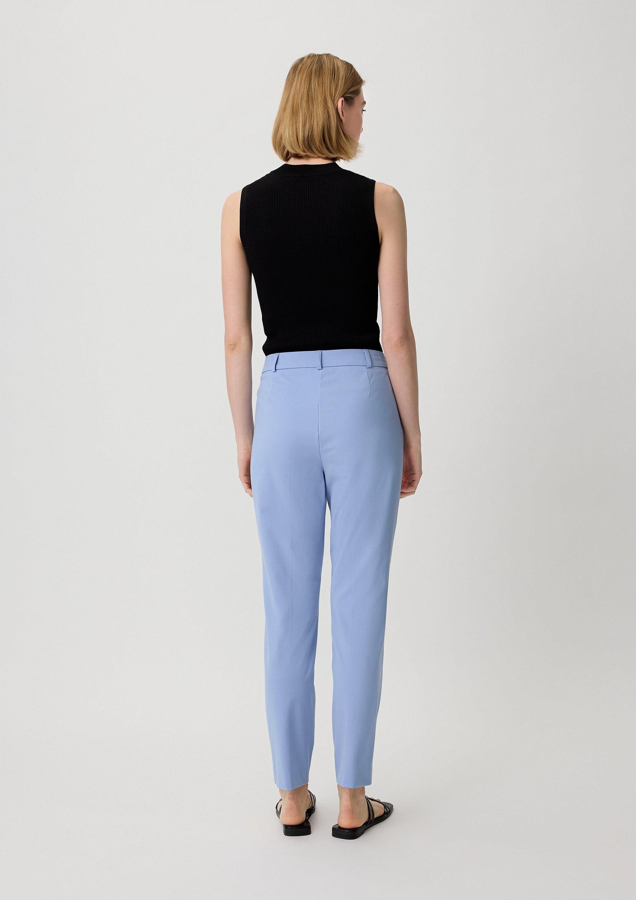 comma Chinos Hose Slim: Stoffhose mit Bügelfalte