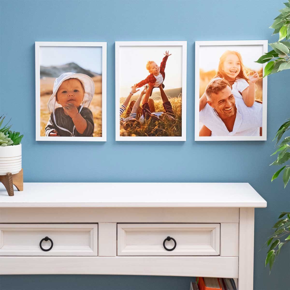 PHOTOLINI Bilderrahmen 3er Set, stabiles MDF-Holz, günstig online kaufen