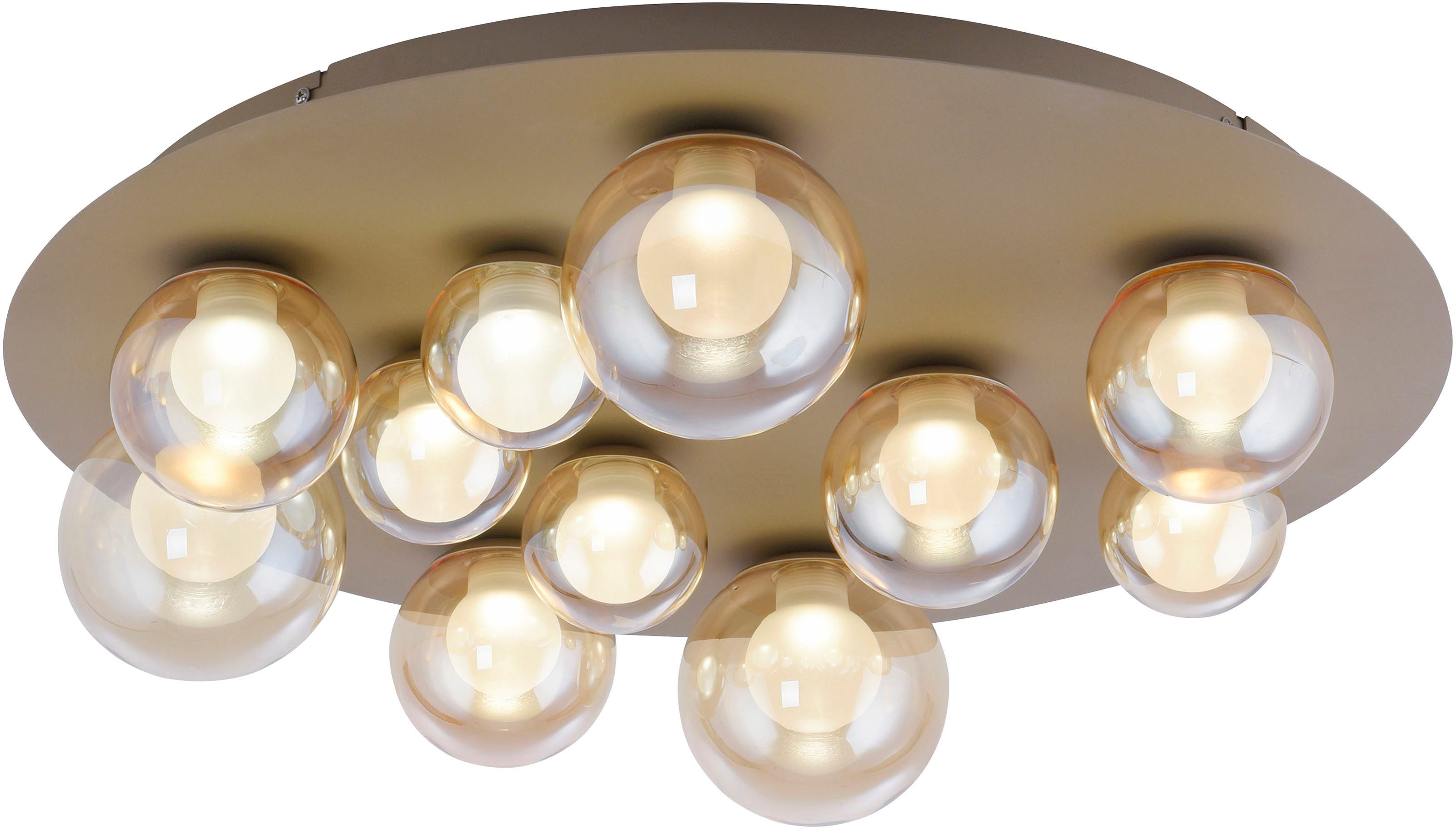 Neuhaus PURE LED Deckenleuchte PURE Popup, CCT - über Fernbedienung, LED fest integriert, warmweiß - kaltweiß, Stufenloses dimmen, CCT, Fernbedienung, Memoryfunktion