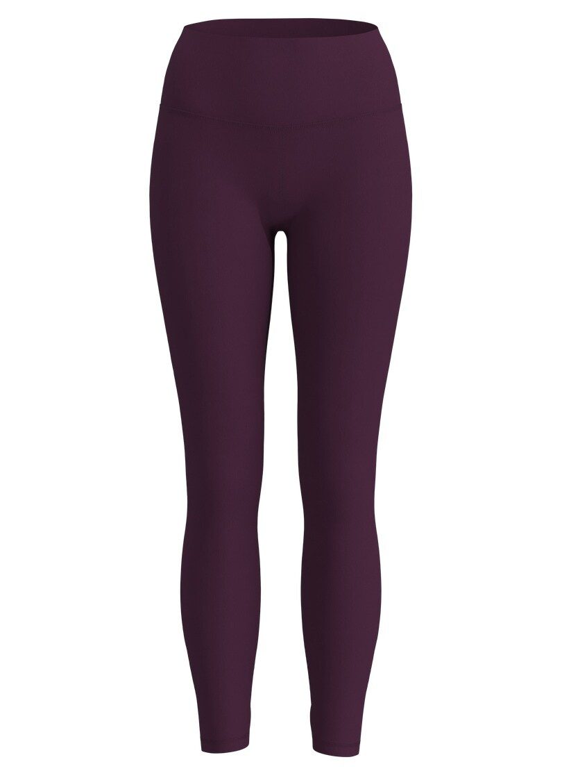 Trigema Leggings TRIGEMA Leggings mit reflektierendem Schwinge (1-tlg)