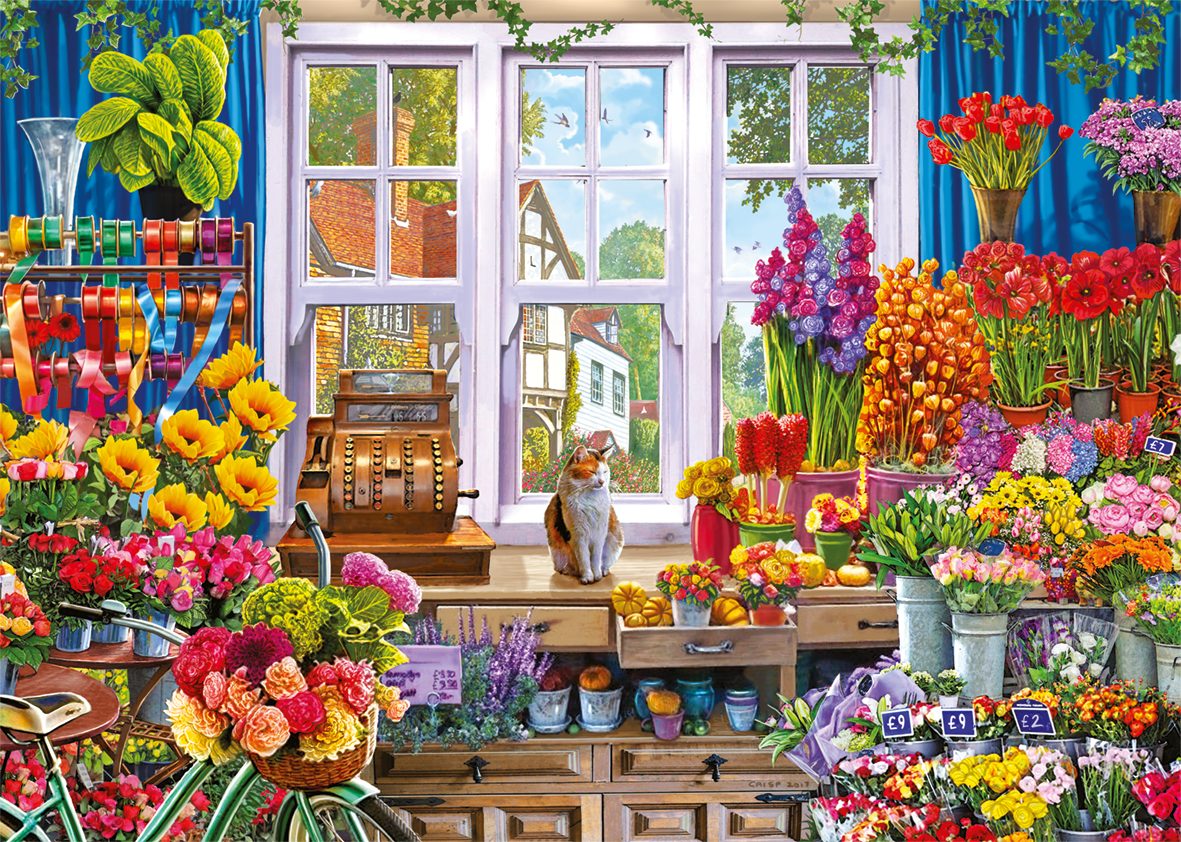 Jumbo Spiele Puzzle Your Favourite Shops 4x 1000 Teile Puzzle, 1000 Puzzleteile