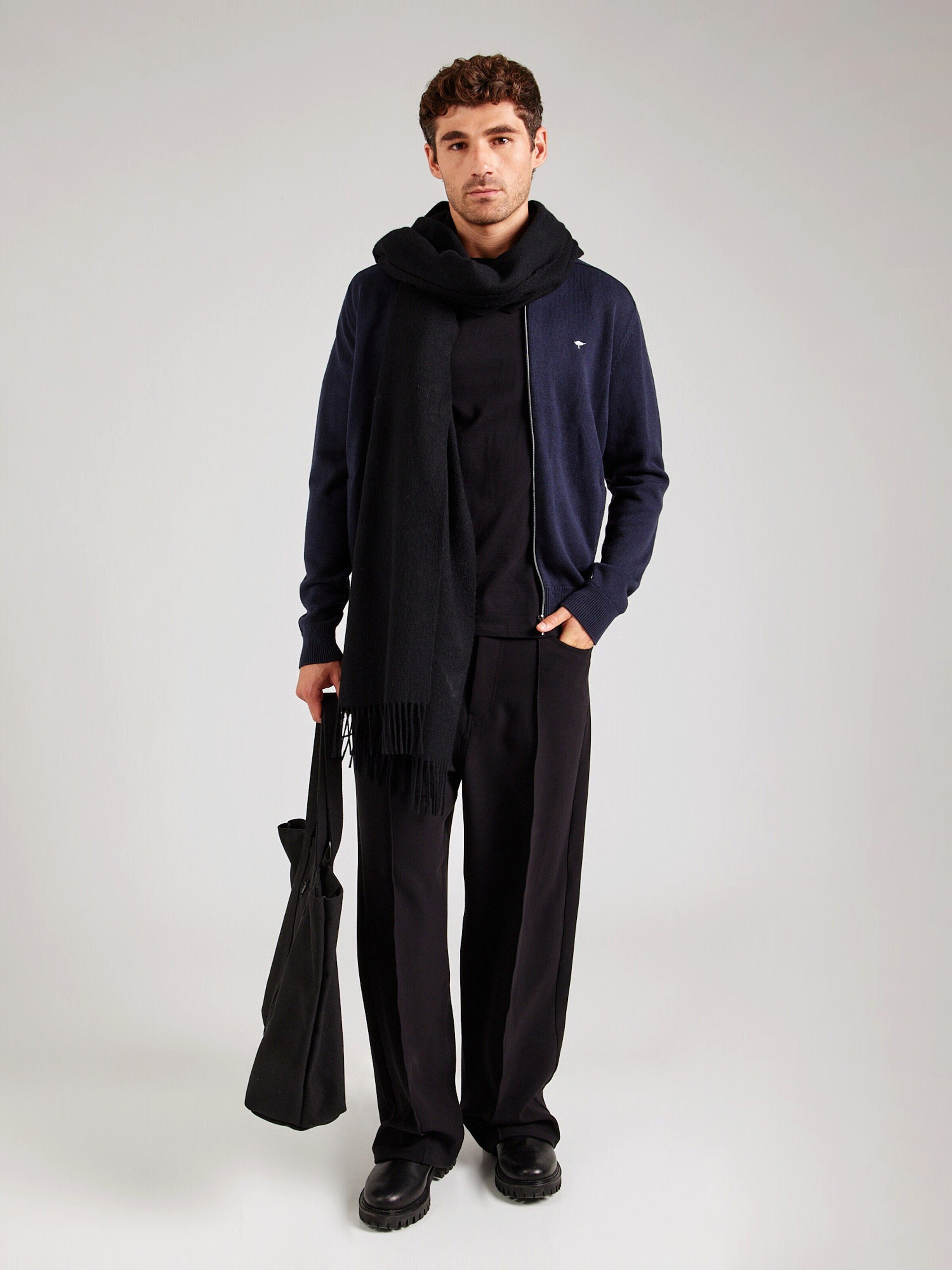 FYNCH-HATTON Strickjacke (1-tlg) Stickerei