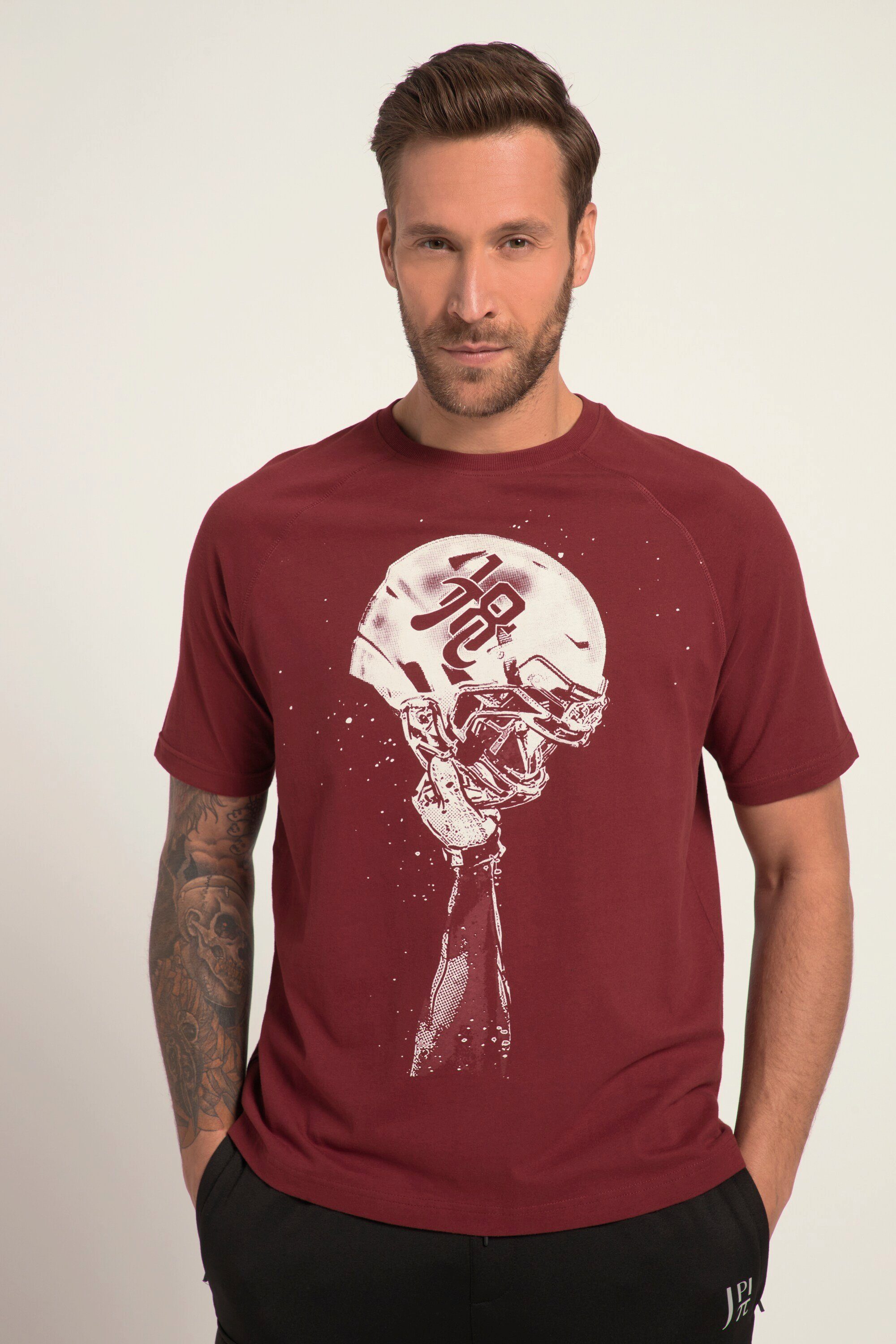 JP1880 T-Shirt T-Shirt American Football Halbarm Rundhals