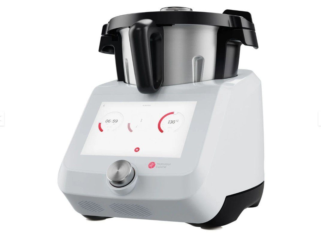 SilverCrest Küchenmaschine Monsieur Cuisine Smart SKMS 1200 A1,  Fassungsvermögen: 4,5 l (3 l Füllmenge); Besonderheit: mit WLAN-Funktion