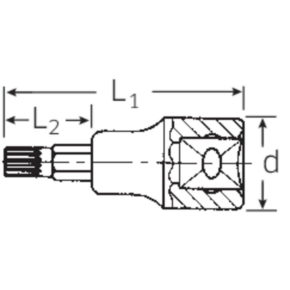 1/2″ Stahlwille M5 Steckschlüssel-Bit-Einsatz Steckschlüssel