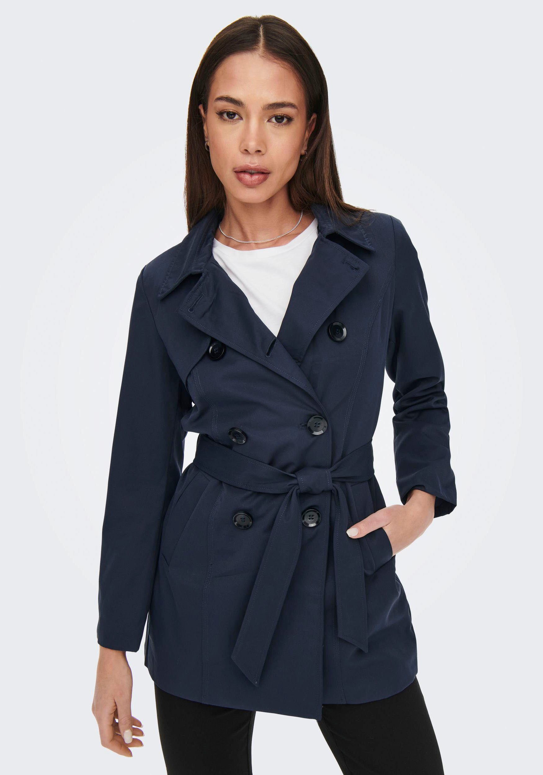 ONLY Trenchcoat ONLVALERIE TRENCHCOAT OTW NOOS Night Sky | 