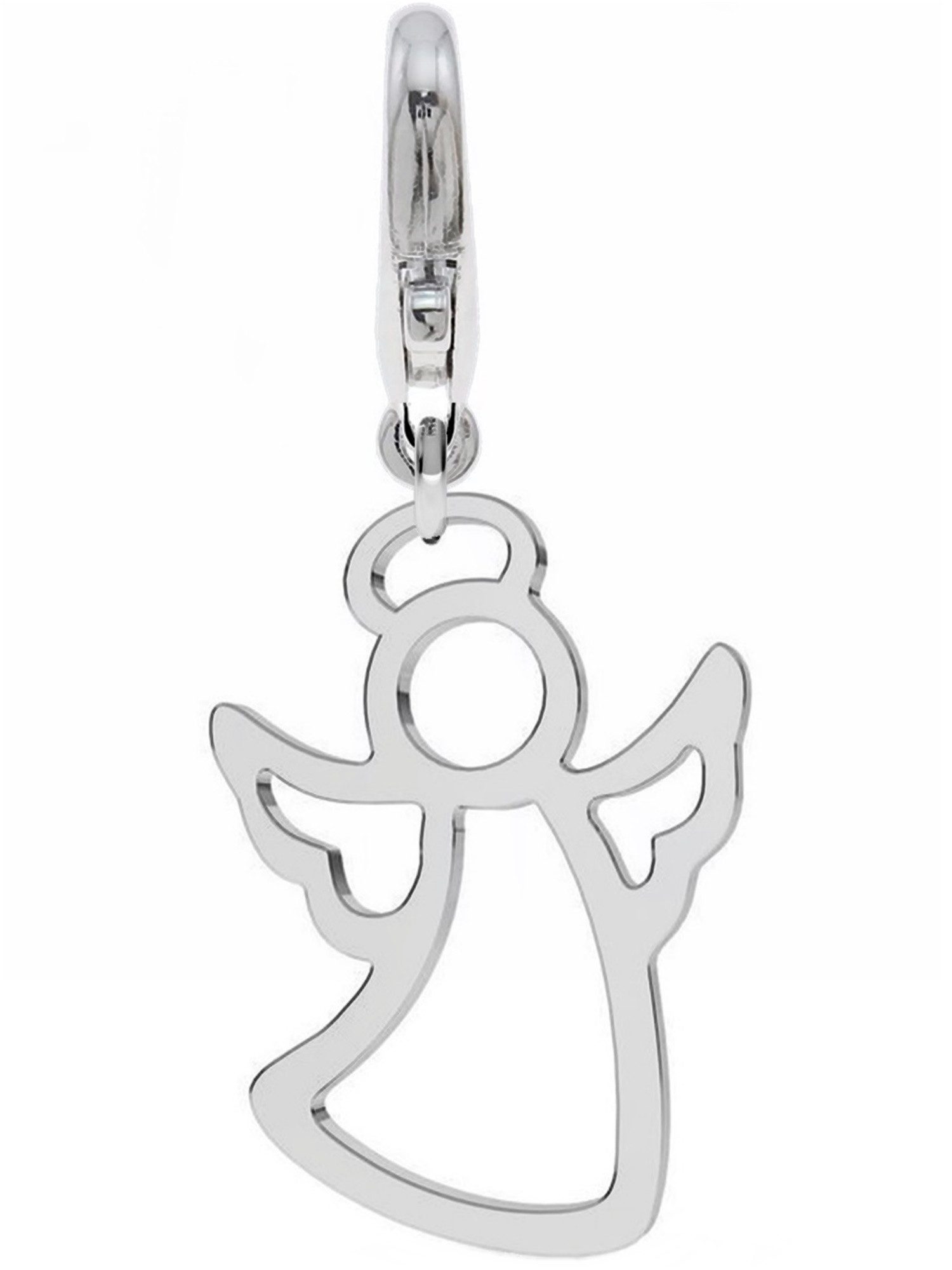 Goldene Hufeisen Charm Engel Engel Karabiner Charm aus 925 Sterling Silber günstig online kaufen