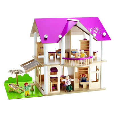 Eichhorn Puppenhaus 100002513 Puppenvilla inklusive 4 Puppen und Möbel, 27