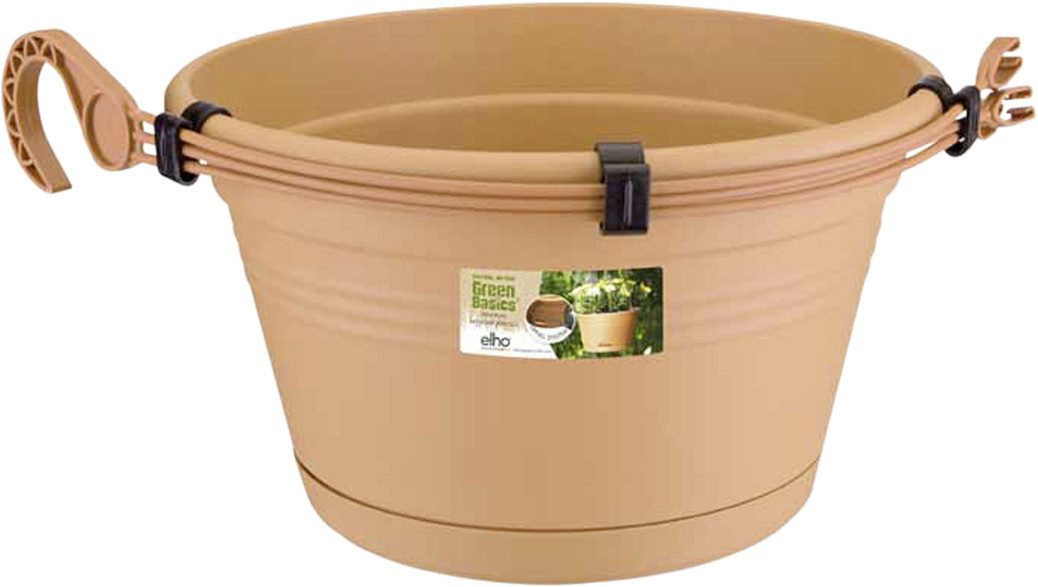 Elho Blumenampel Elho Hängeampel Green Basics terracotta Ø 28 cm