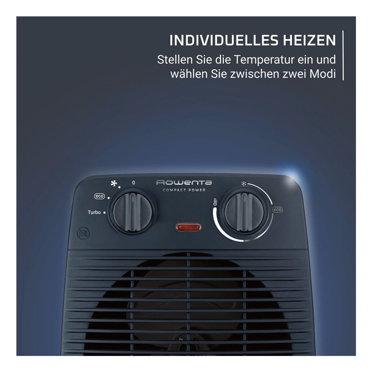 Rowenta Heizlüfter SO2211 Compact Power, für Räume bis 35 m², 2000 W