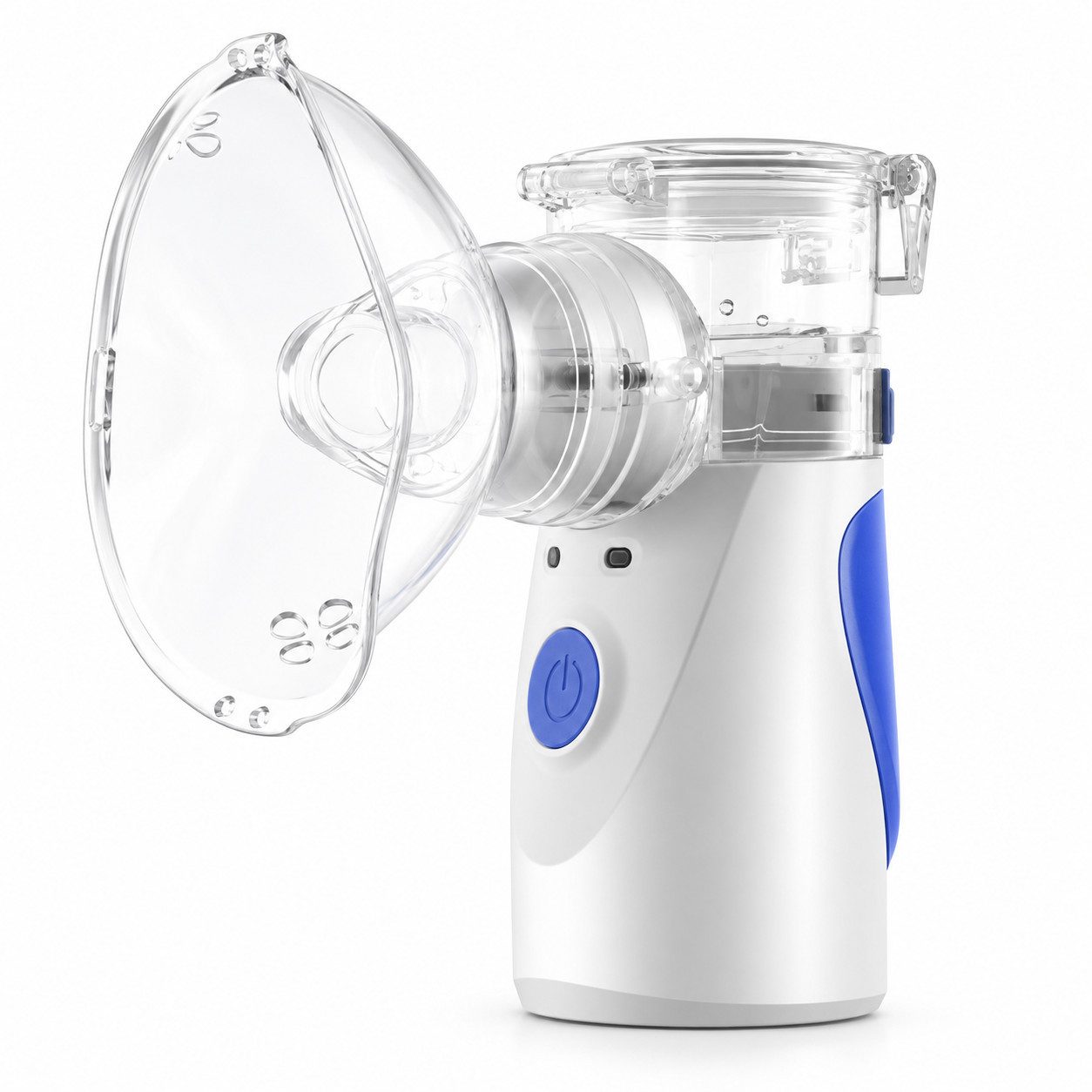 Lisabonde Inhalationsgerät Inhalator Ultraschall, Kompakter Vernebler für Kinder & Erwachsene, Automatische Abschaltung, rutschfester Griff